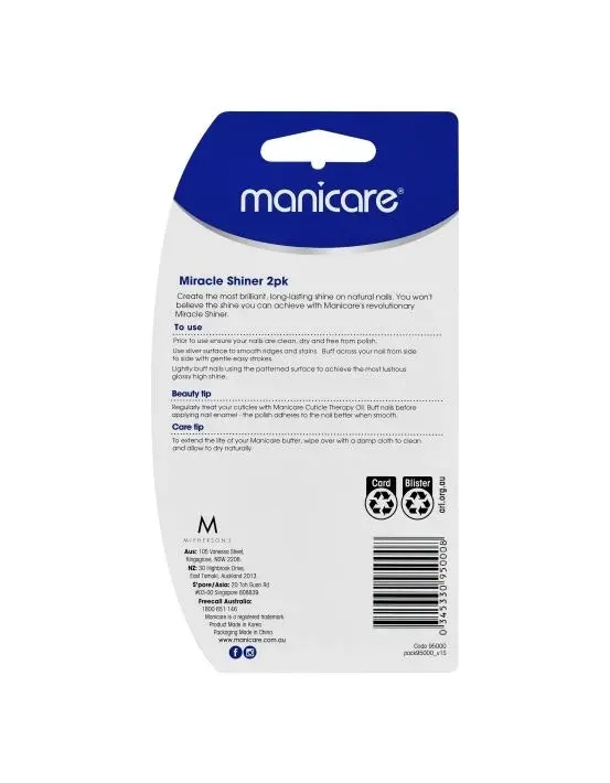 Manicare Miracle Shiner 2 Pack