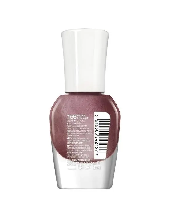 Sally Hansen Good.Kind.Pure. Nail Polish 156 Raisin The Bar