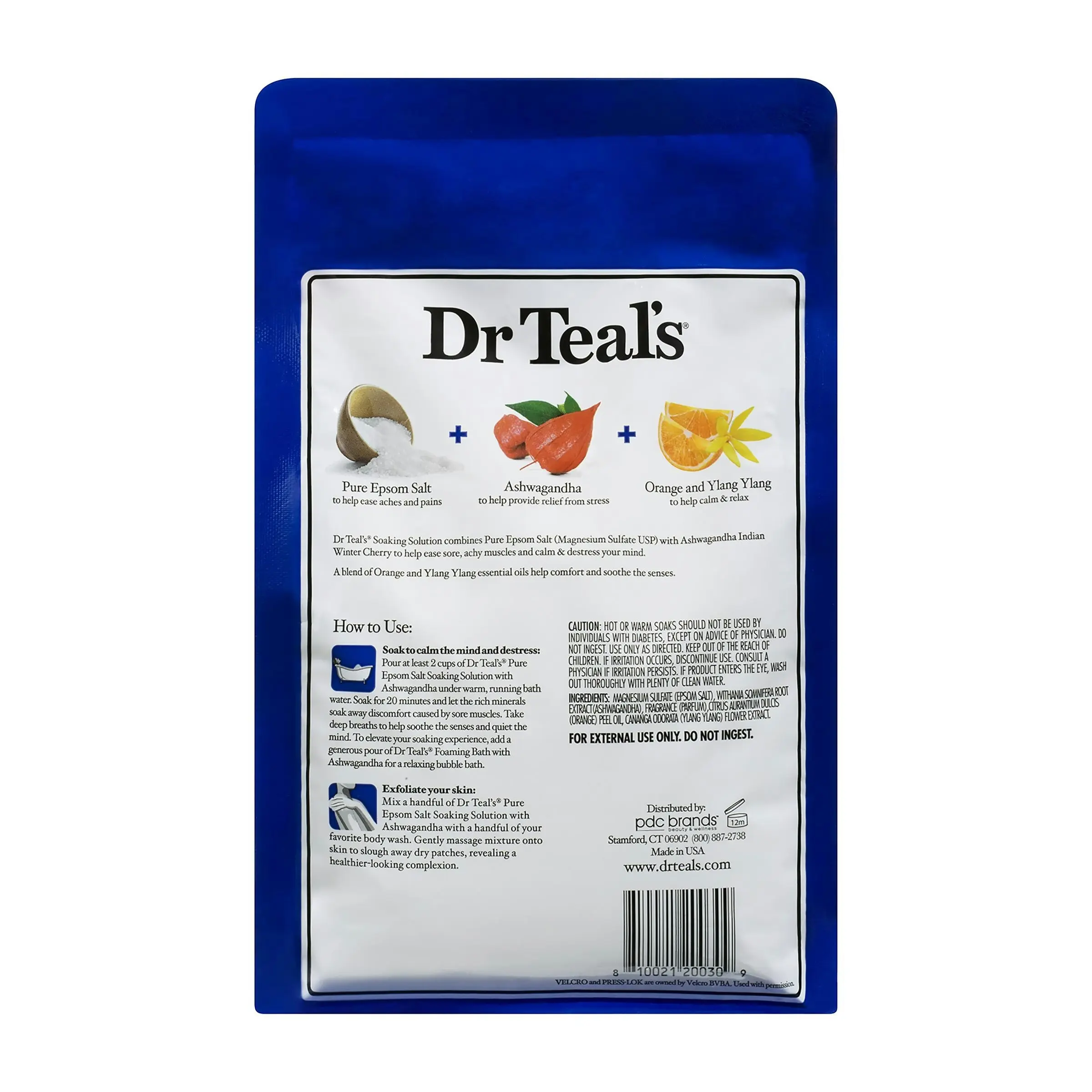 Dr Teal's Epsom Salt Ashwagandha 1.36kg