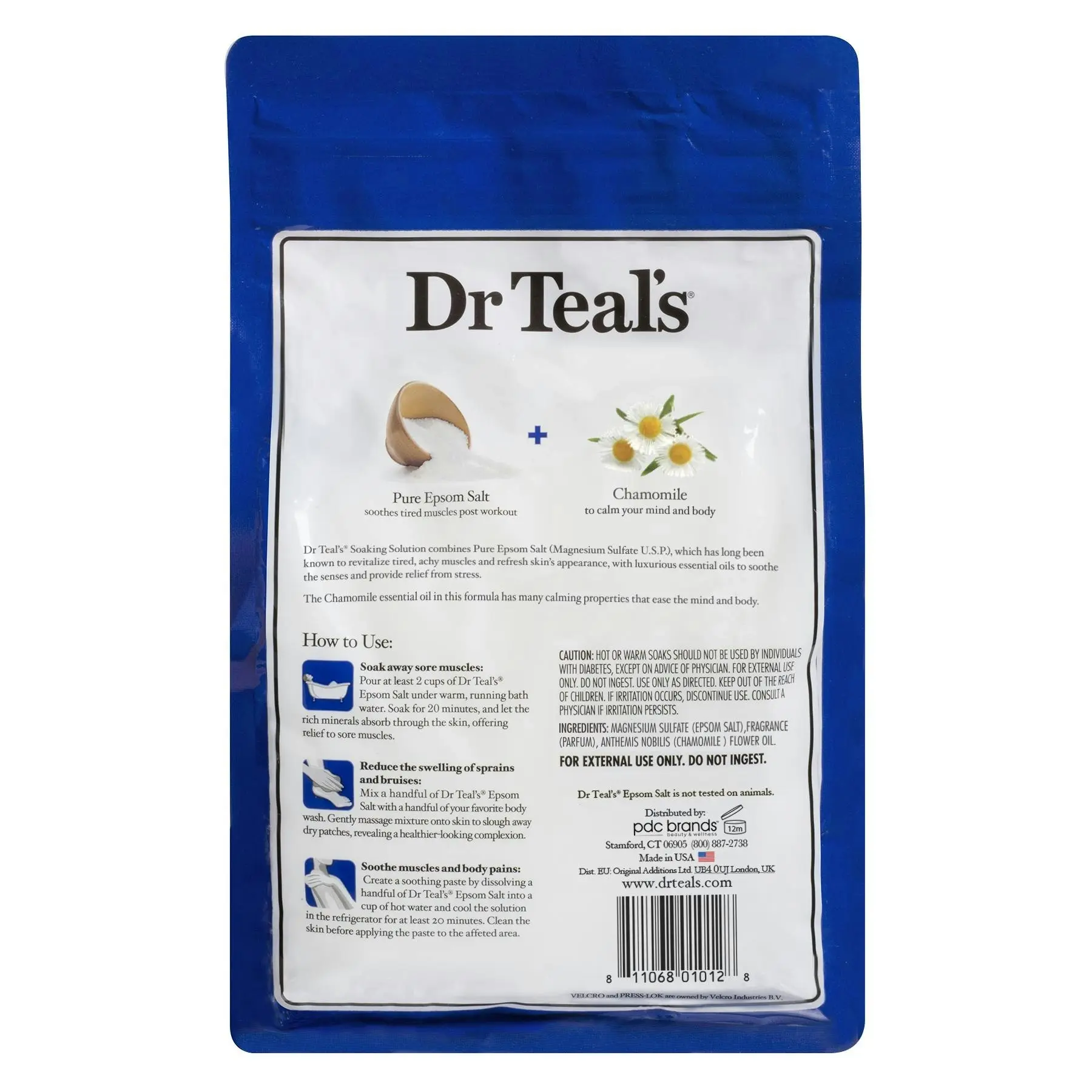 Dr Teal's Epsom Salt Chamomile 1.36kg