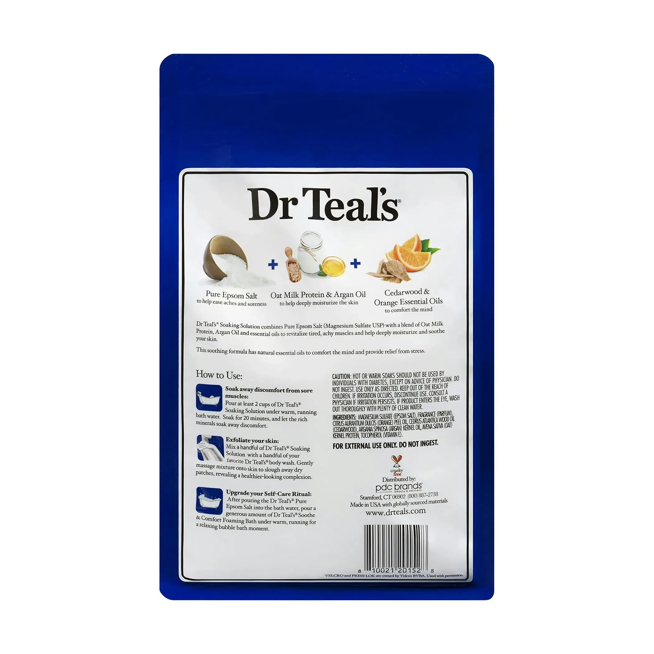 Dr Teal's Epsom Salt Oat Milk & Argan Oil 1.36kg