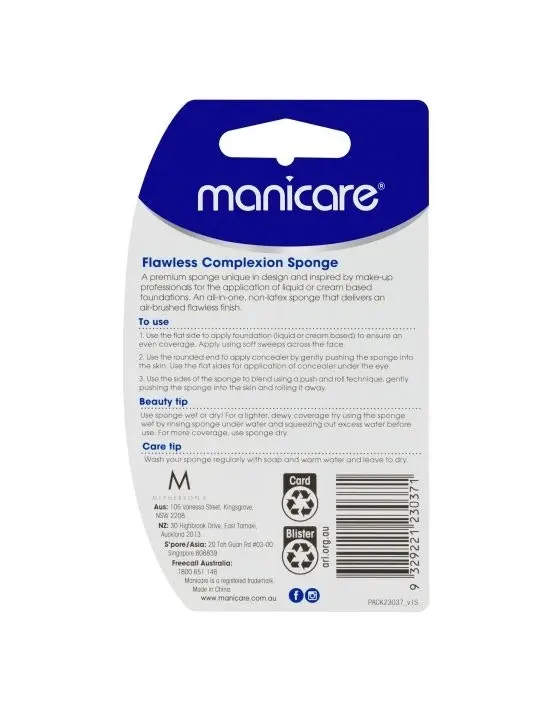 Manicare Flawless Complexion Sponge