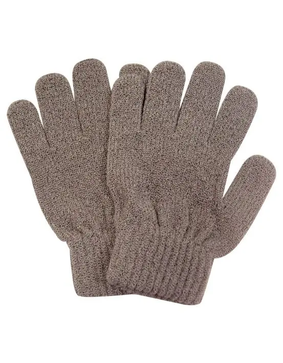 Manicare Brown Exfoliating Gloves