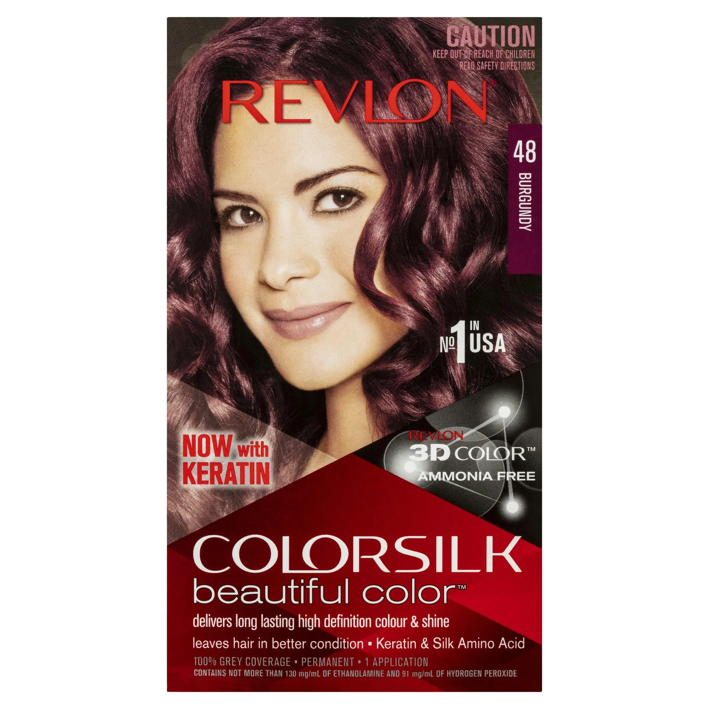 Revlon ColorSilk Permanent Haircolor 48 Burgundy