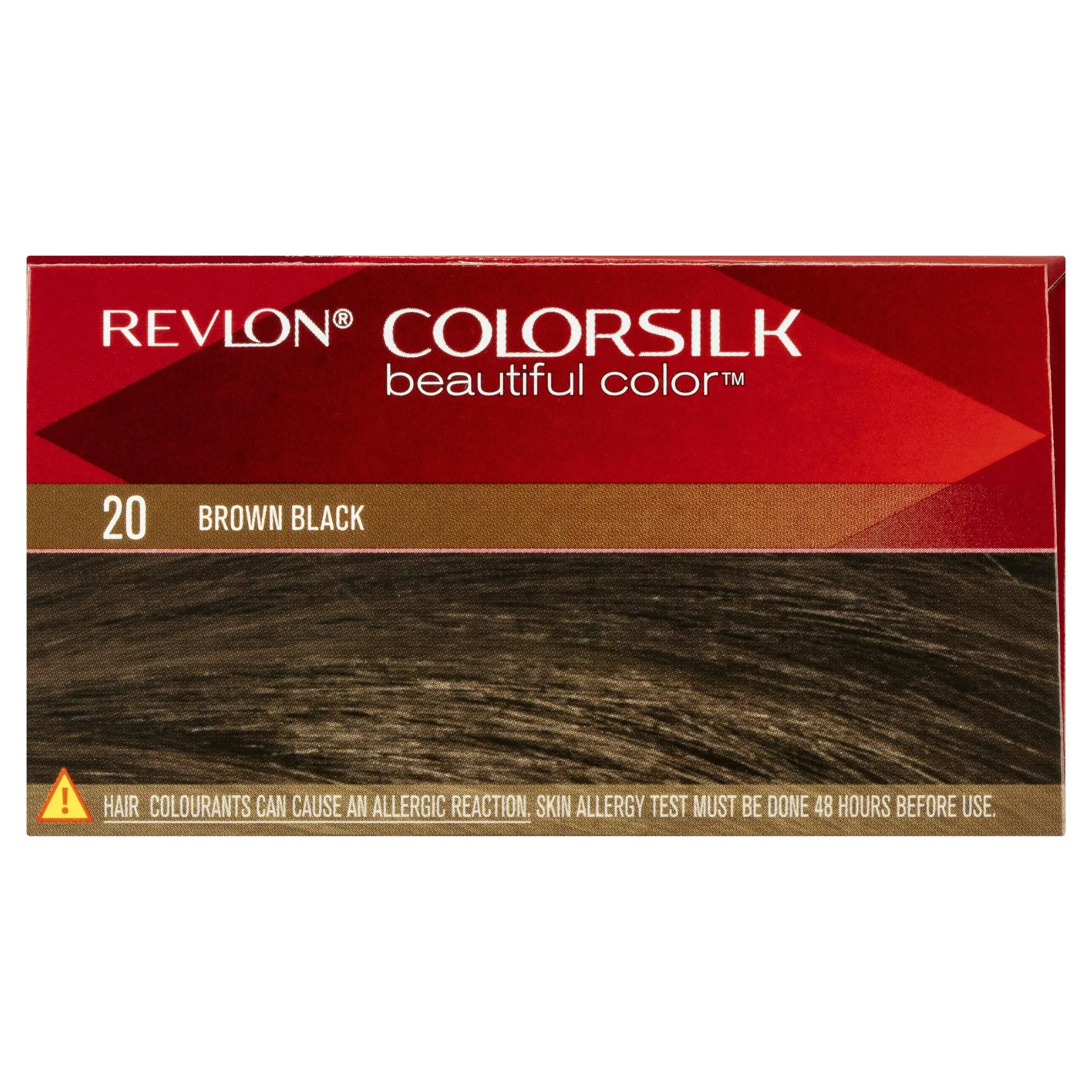 Revlon ColorSilk Permanent Haircolor 20 Brown Black