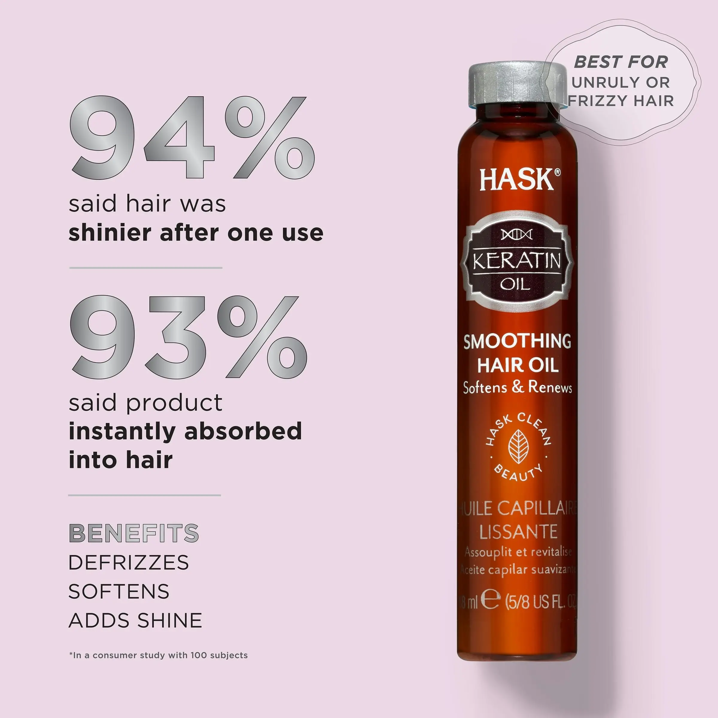 Hask Keratin Oil Vial 18ml