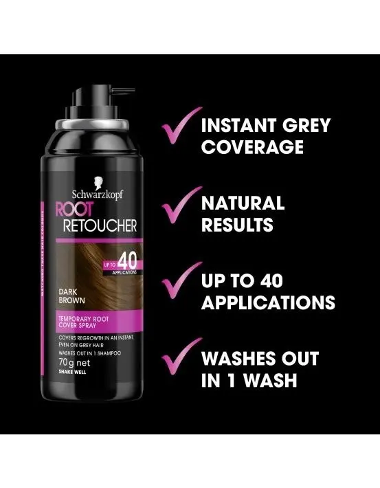 Schwarzkopf Root Retoucher Dark Brown 70g