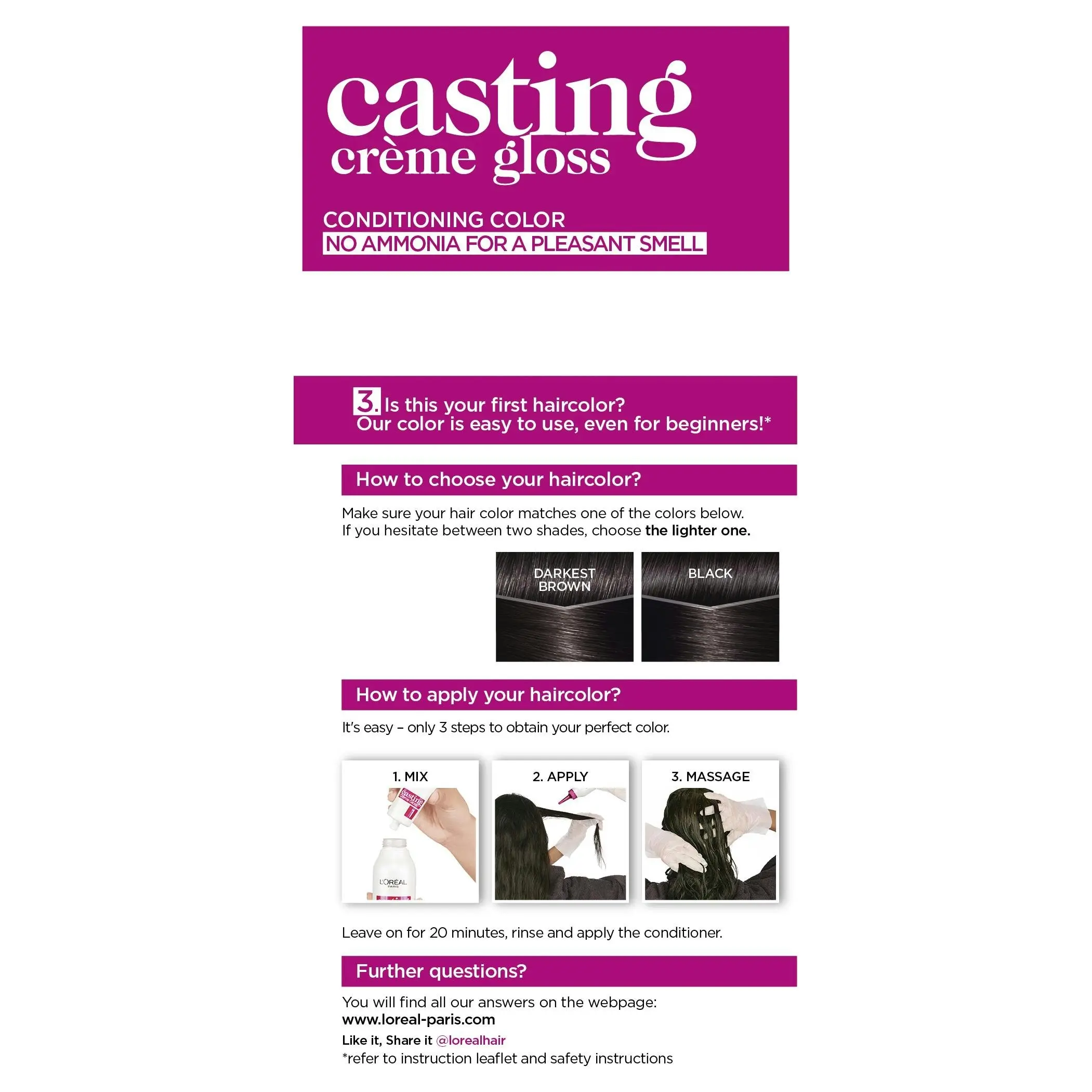 L'Oreal Casting Creme Gloss 200 Ebony