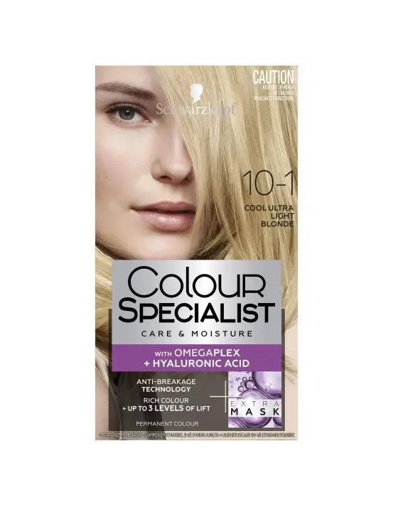 Schwarzkopf Colour Specialist Hair Colour 10.1 Cool Ultra Light Blonde