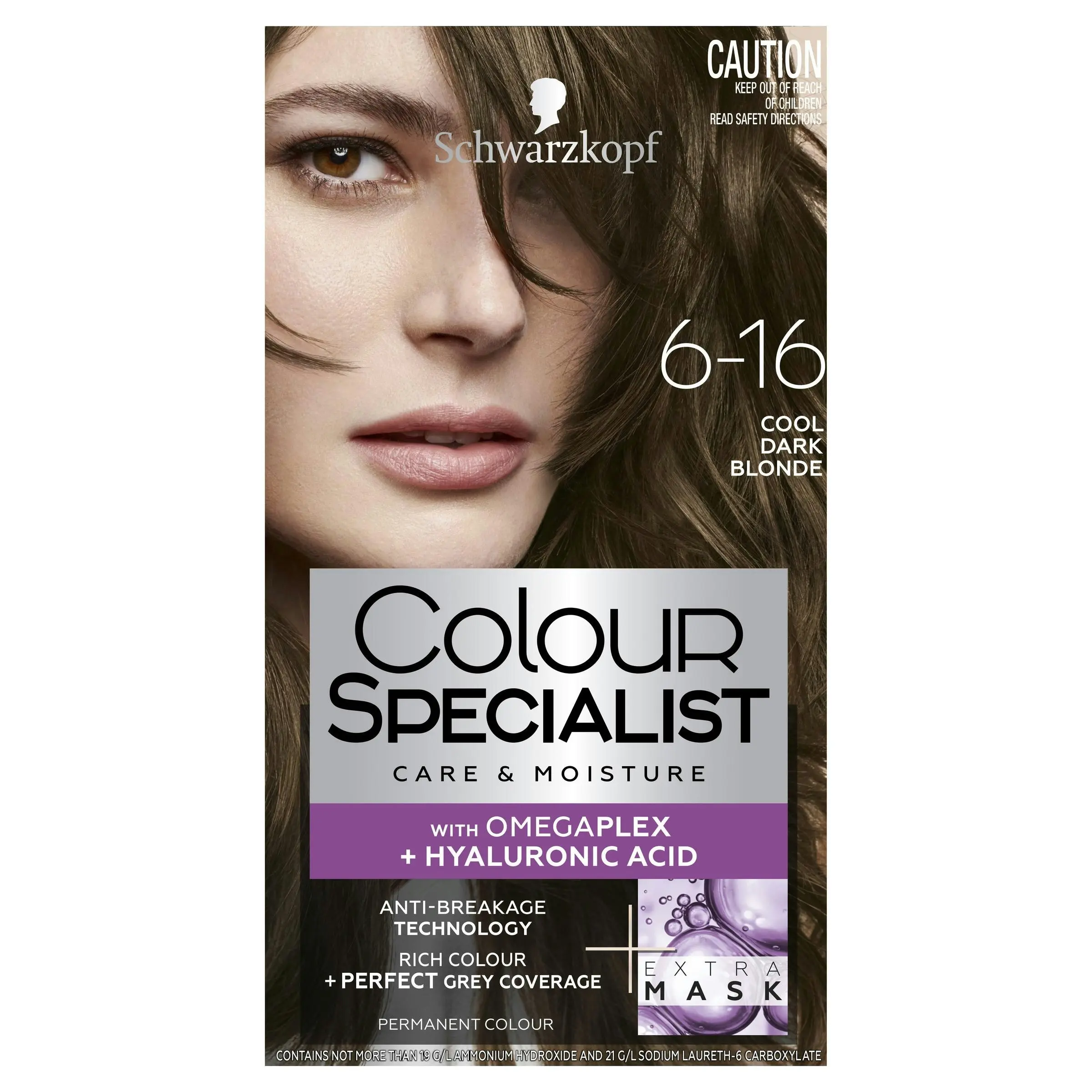 Schwarzkopf Colour Specialist Hair Colour 6.16 Cool Dark Blonde