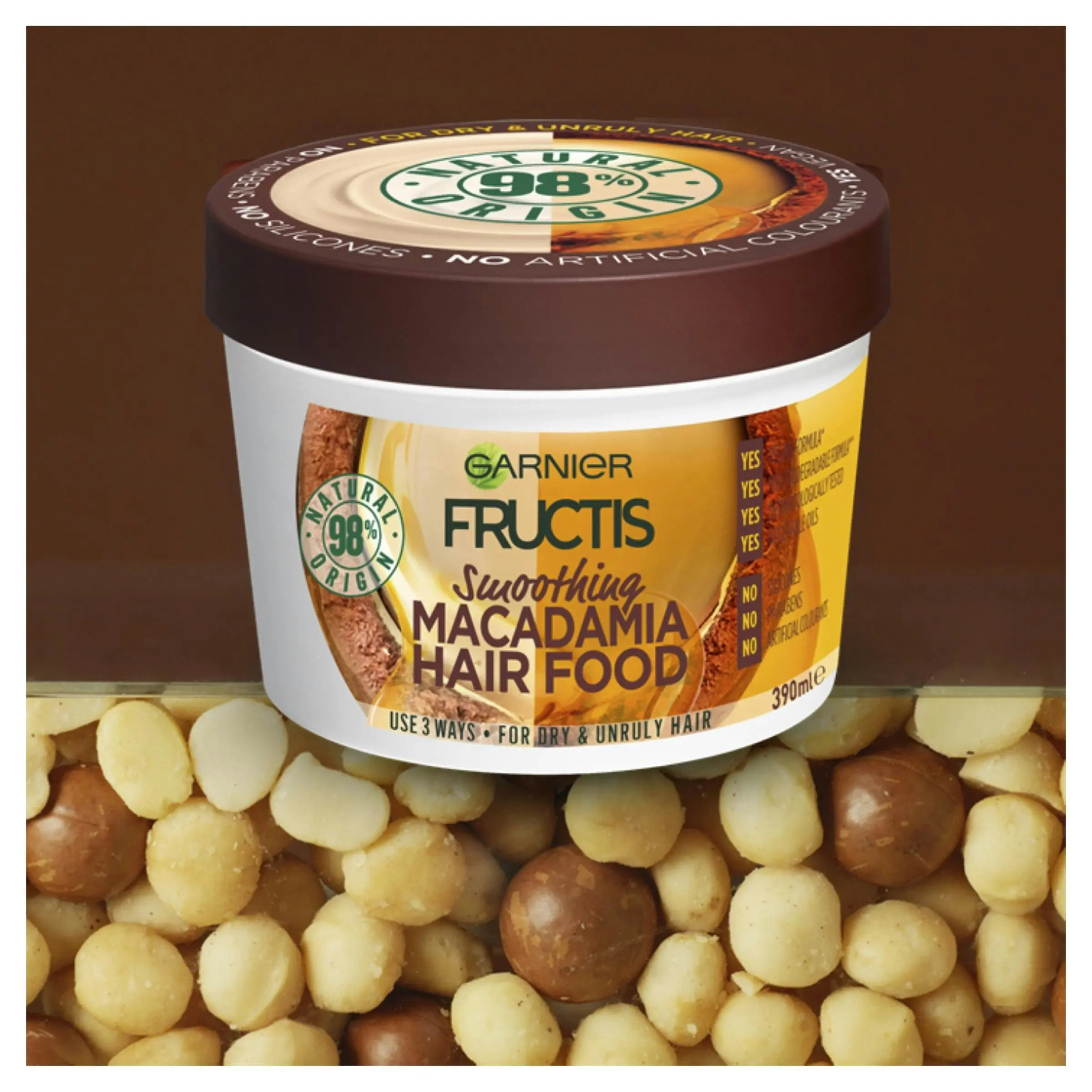 Garnier Fructis Hair Food Macadamia 390mL