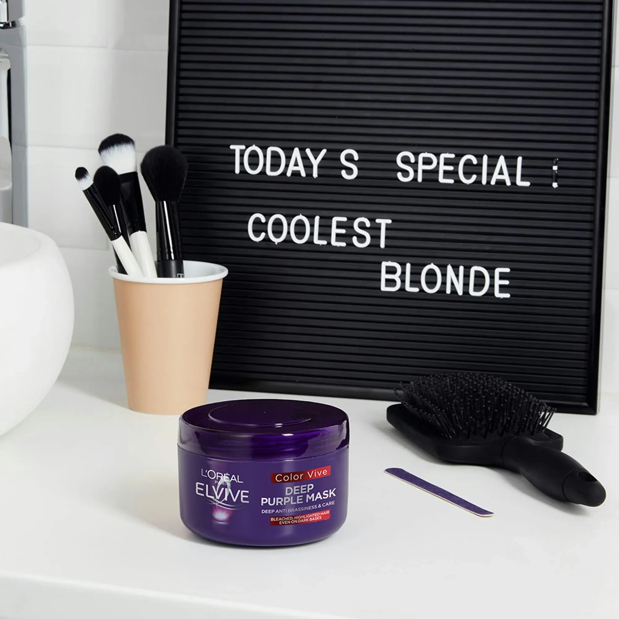 L'Oreal Elvive Colour Protect Purple Mask 250ml