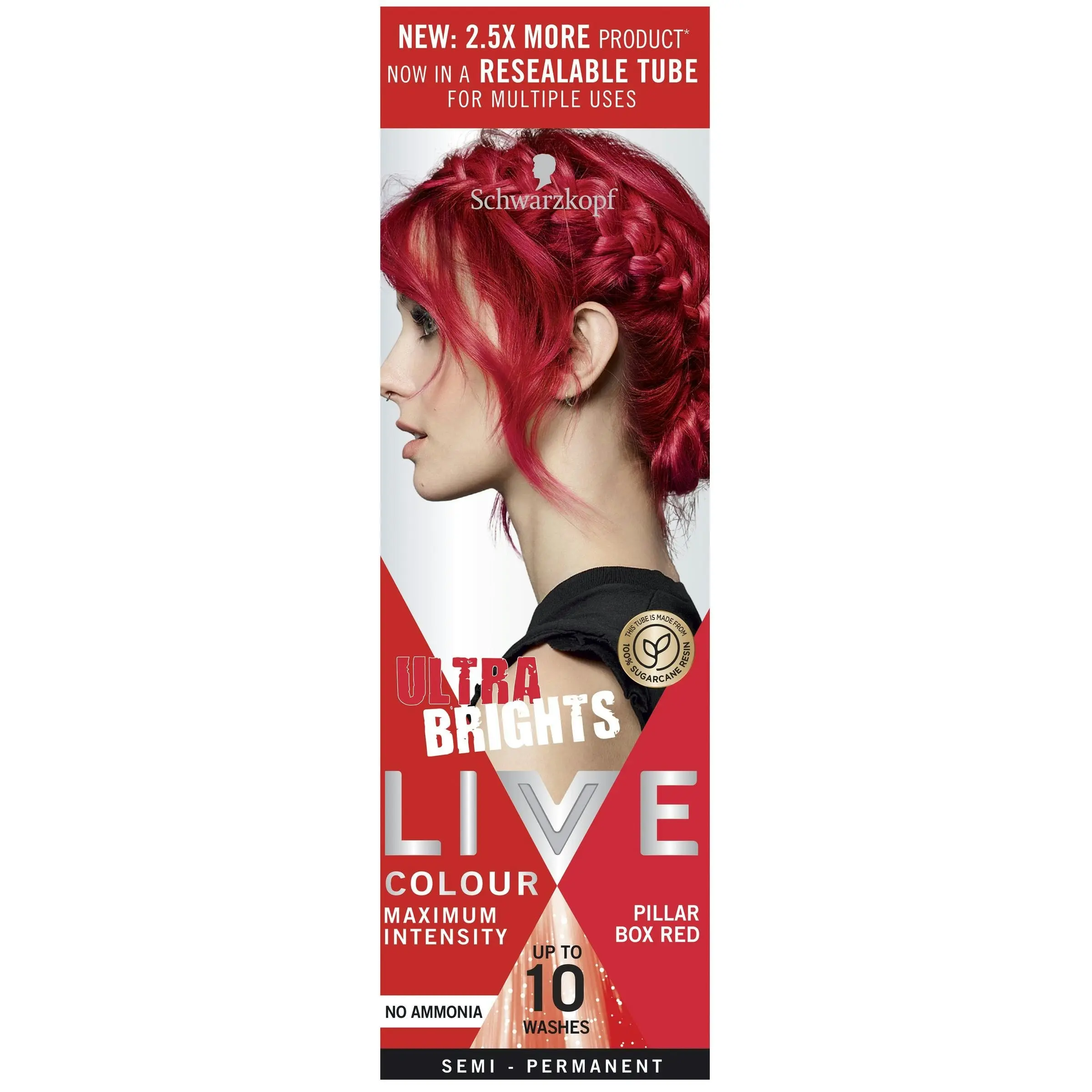 Schwarzkopf Live Colour Ultra Brights Pillar Box Red 75ml