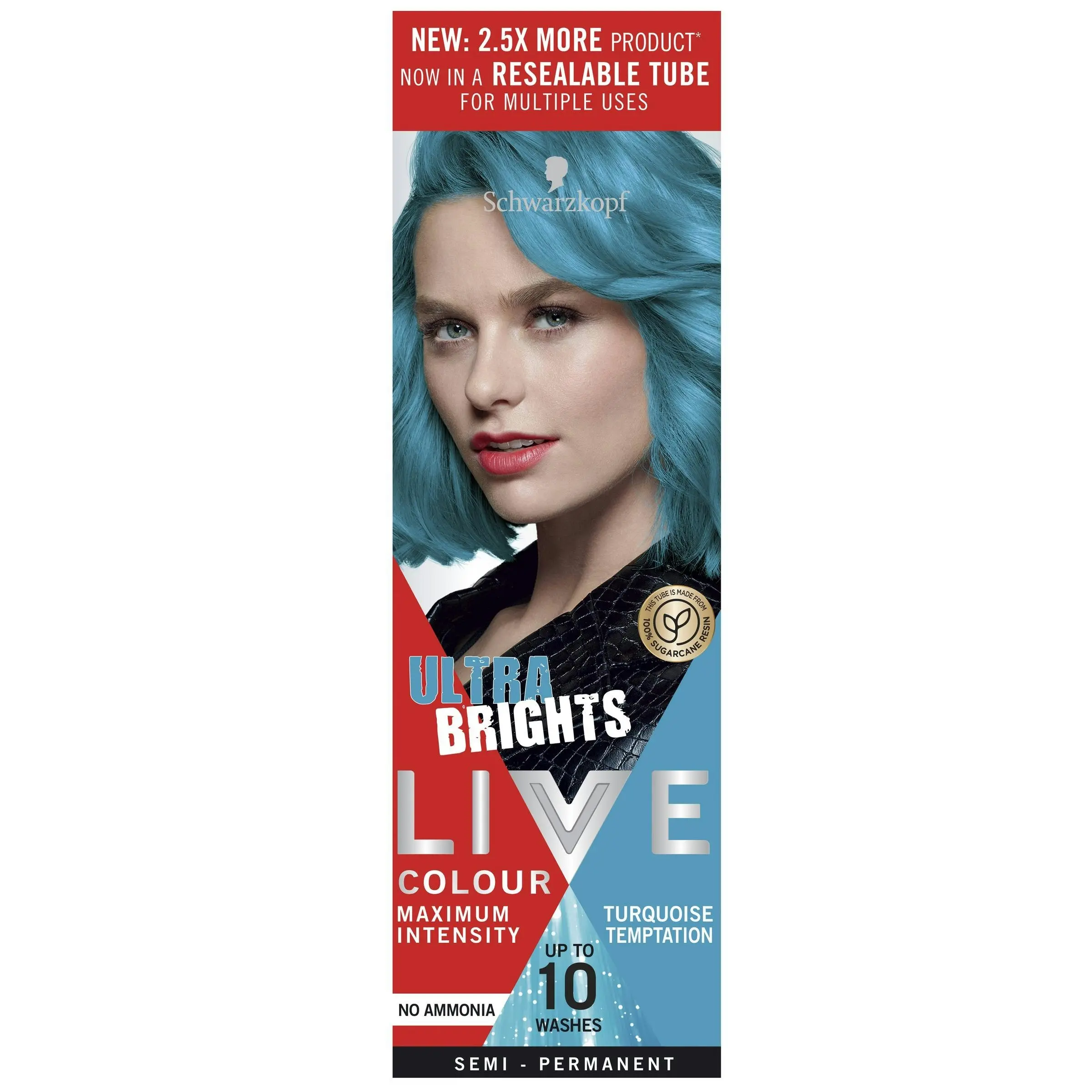 Schwarzkopf Live Colour Ultra Brights Turquoise Temptation 75ml