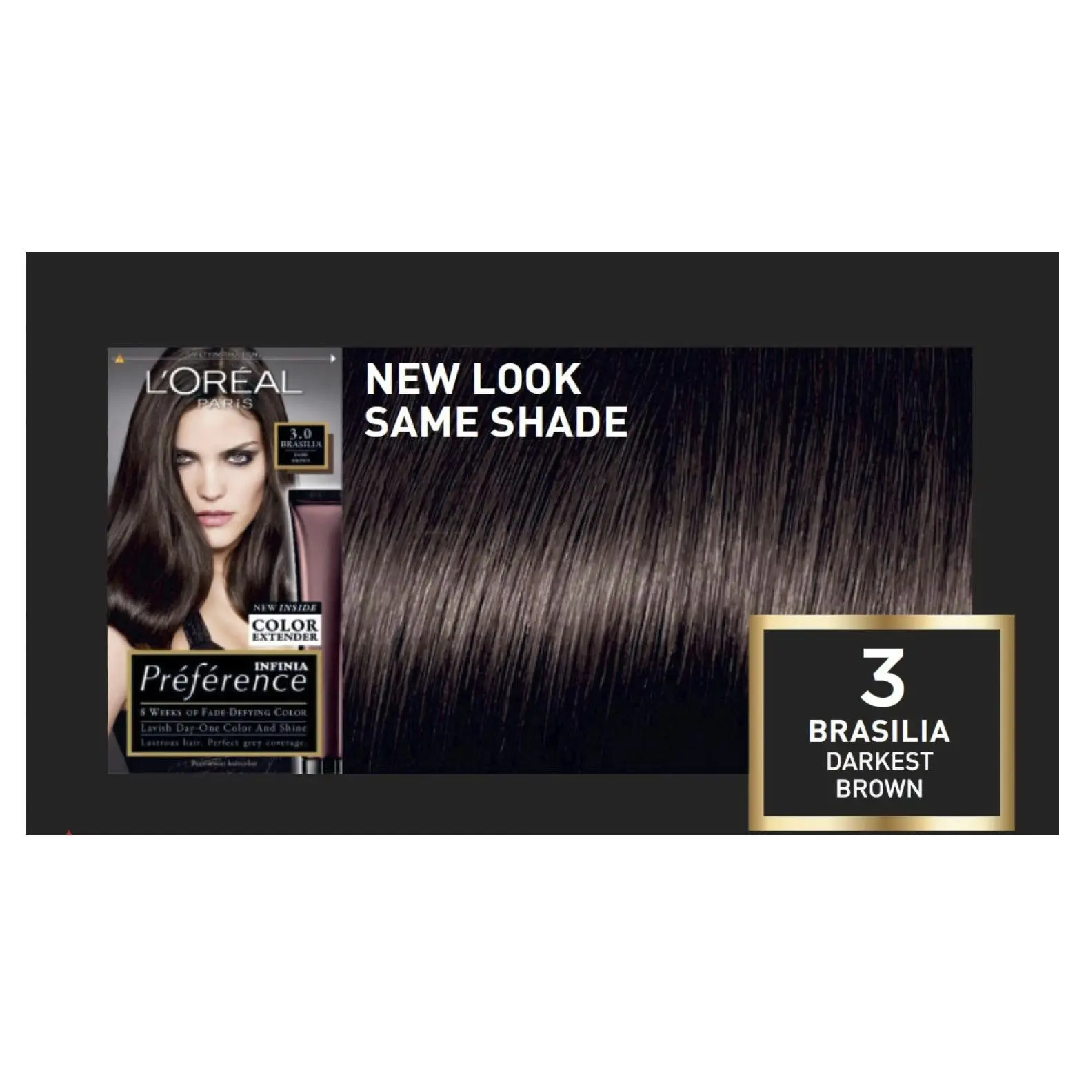 L'Oreal Preference Hair Colour 3 Brasilia