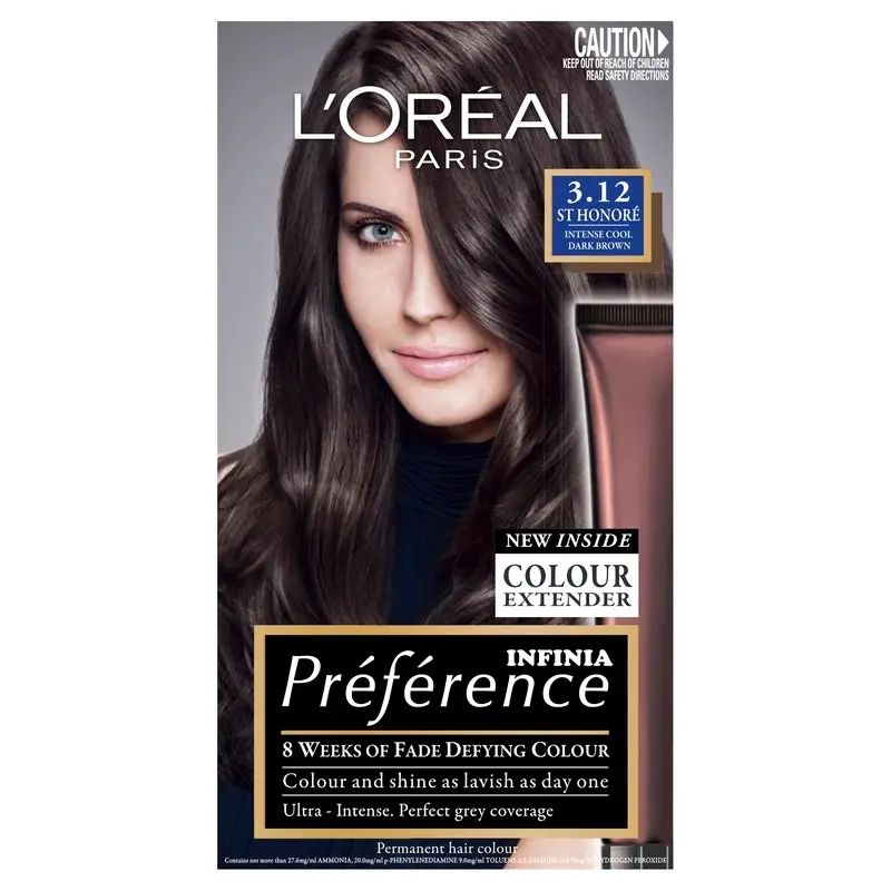 L'Oreal Preference Hair Colour 3.12 Toronto