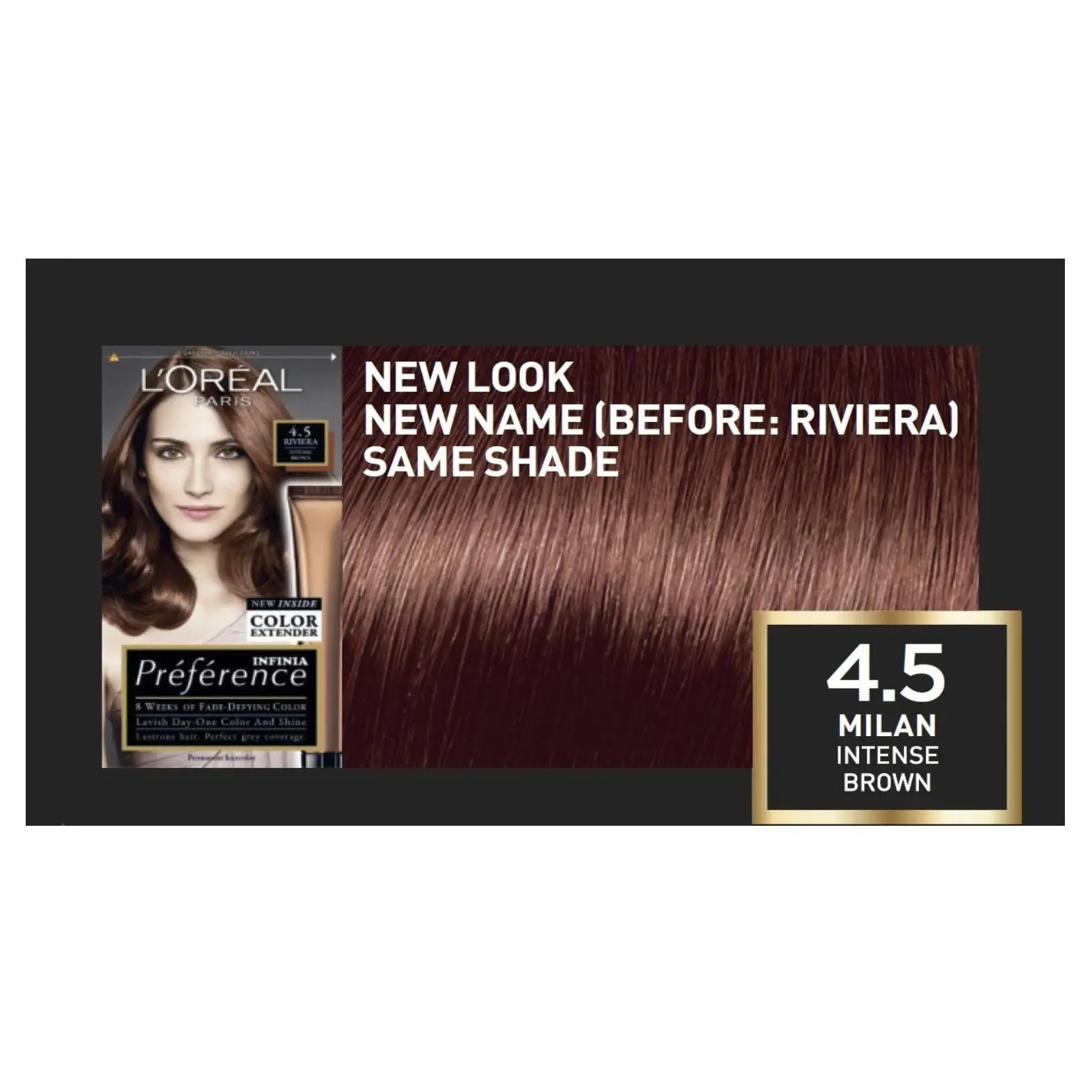 L'Oreal Preference Hair Colour 4.5 Milan