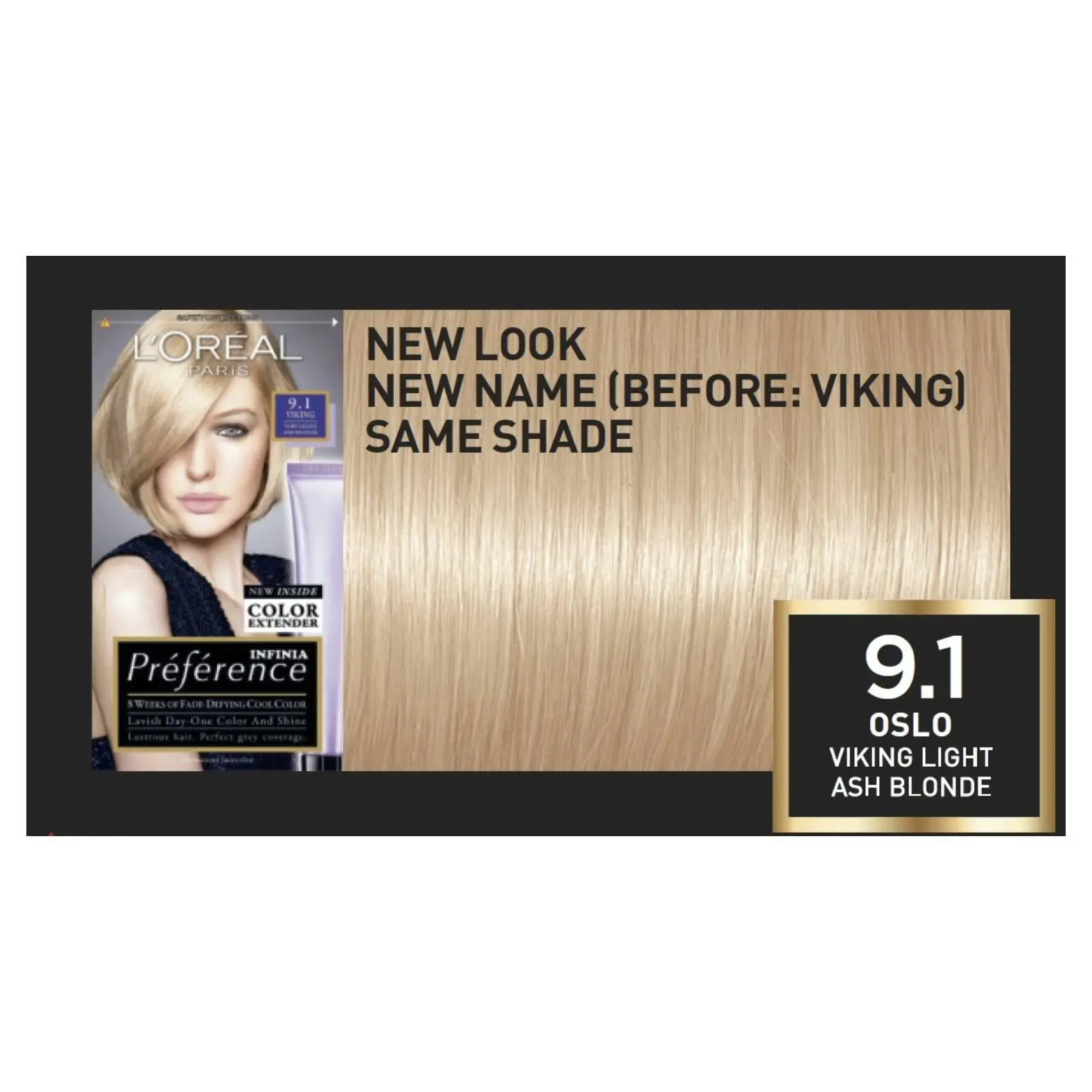 L'Oreal Preference Hair Colour 9.1 Viking