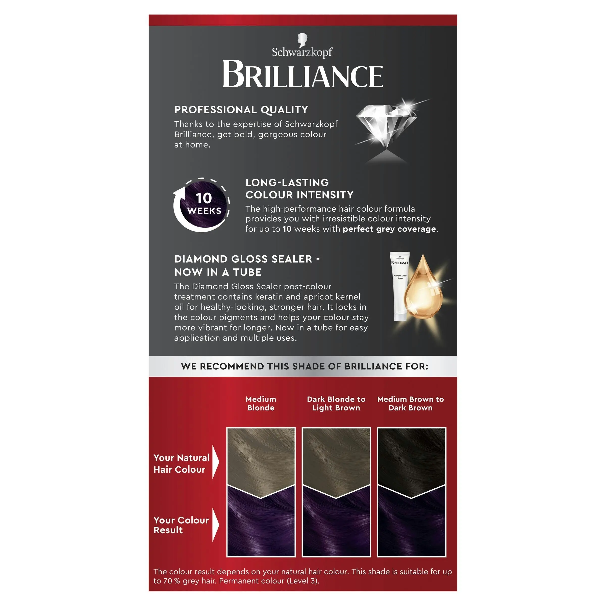 Schwarzkopf Brilliance Intense Permanent Colour Gem Collection 03 Dark Amethyst