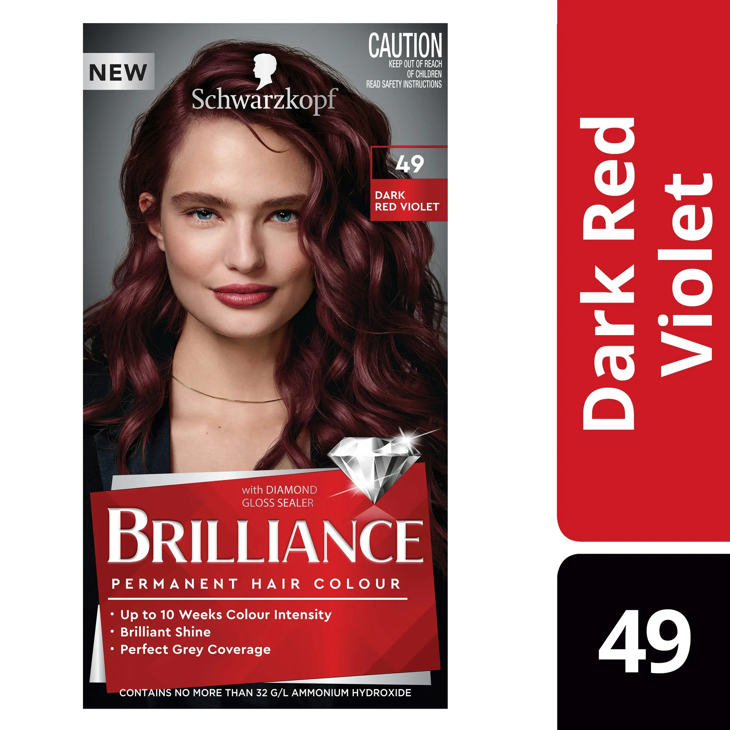 Schwarzkopf Brilliance 49 Dark Red Violet