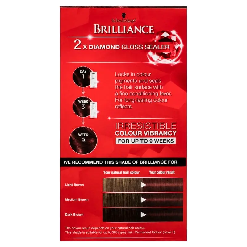 Schwarzkopf Brilliance 49 Dark Red Violet