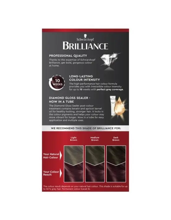 Schwarzkopf Brilliance 49 Dark Red Violet