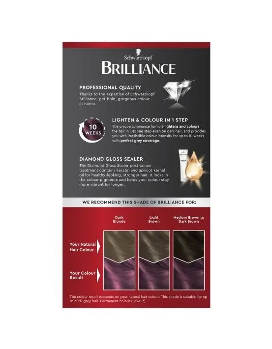 Schwarzkopf Brilliance Luminance L60 Ultra Violet