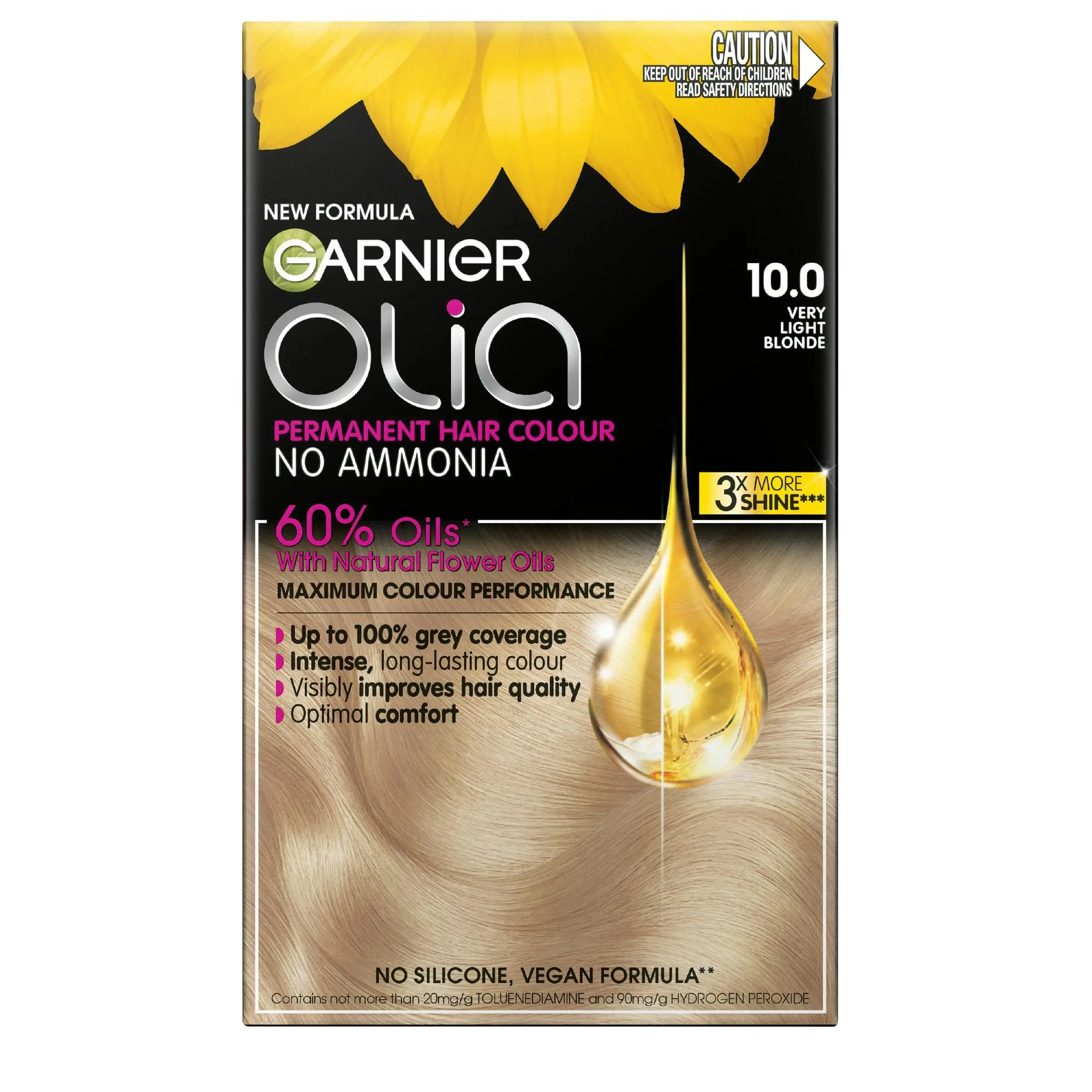 Garnier Olia 10 Very Light Blonde No Ammonia Permanent Hair Colour