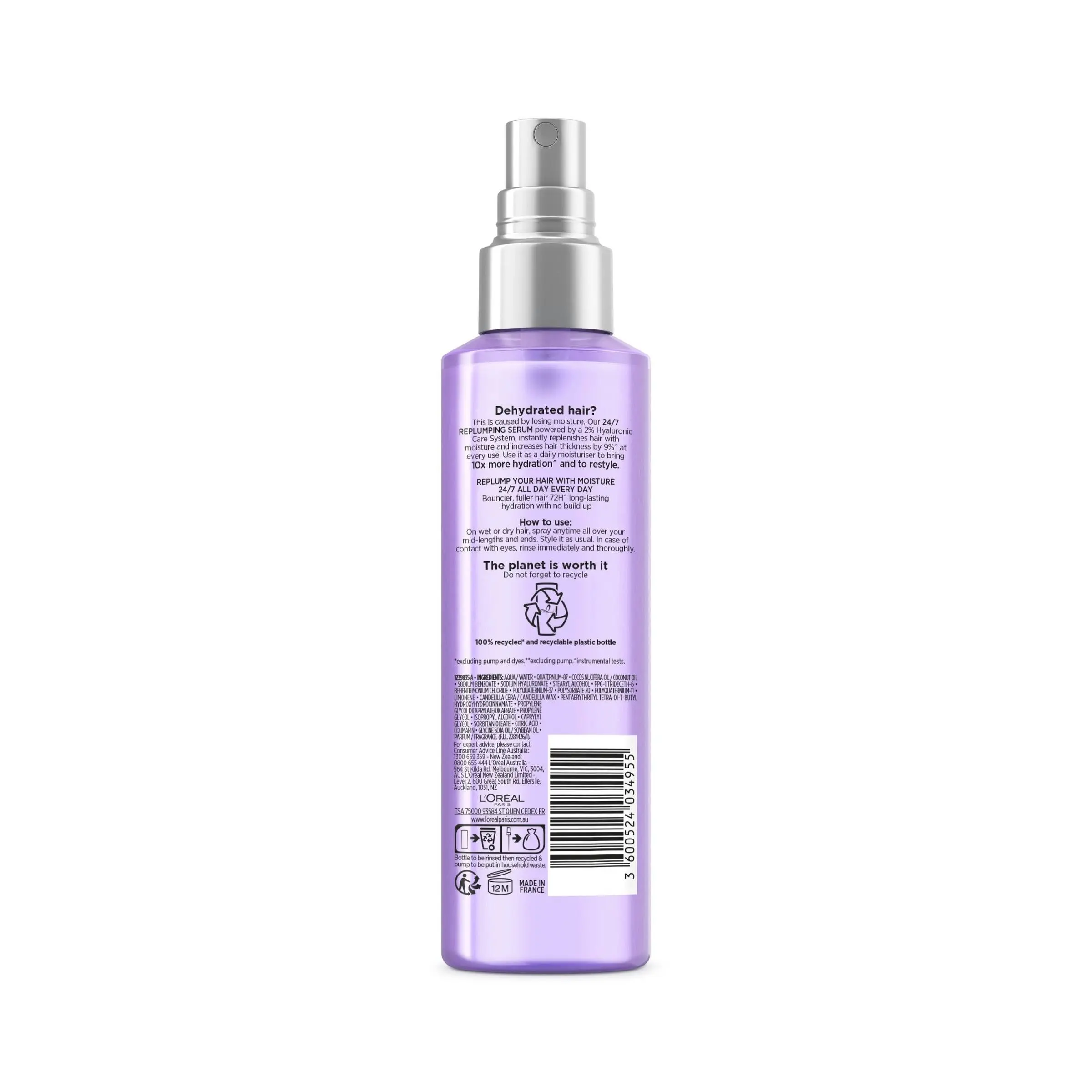 L'Oreal Elvive Hyaluron Plump Replumping Serum 150ml