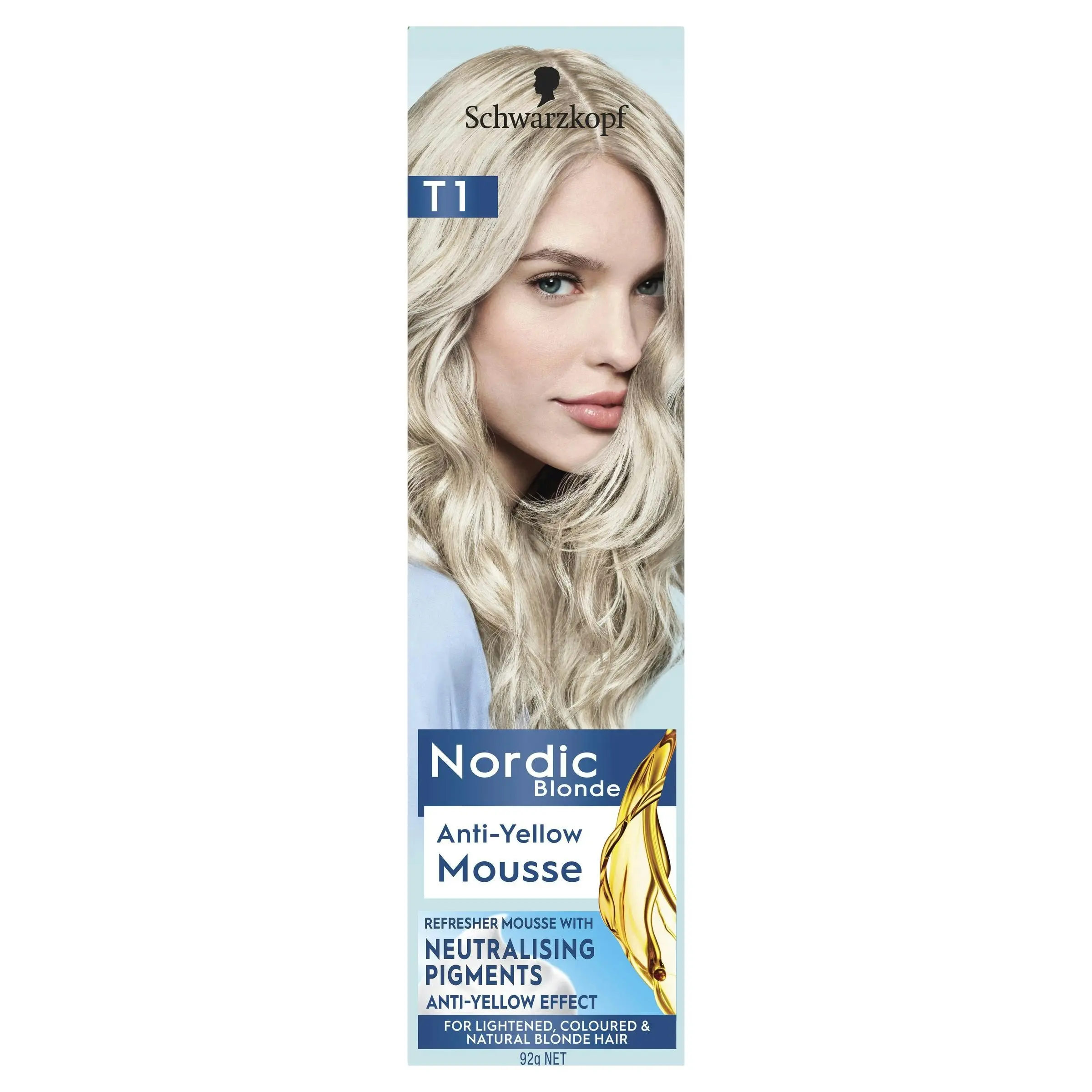 Schwarzkopf Nordic Blonde T1 Anti-Yellow Refresher Mousse