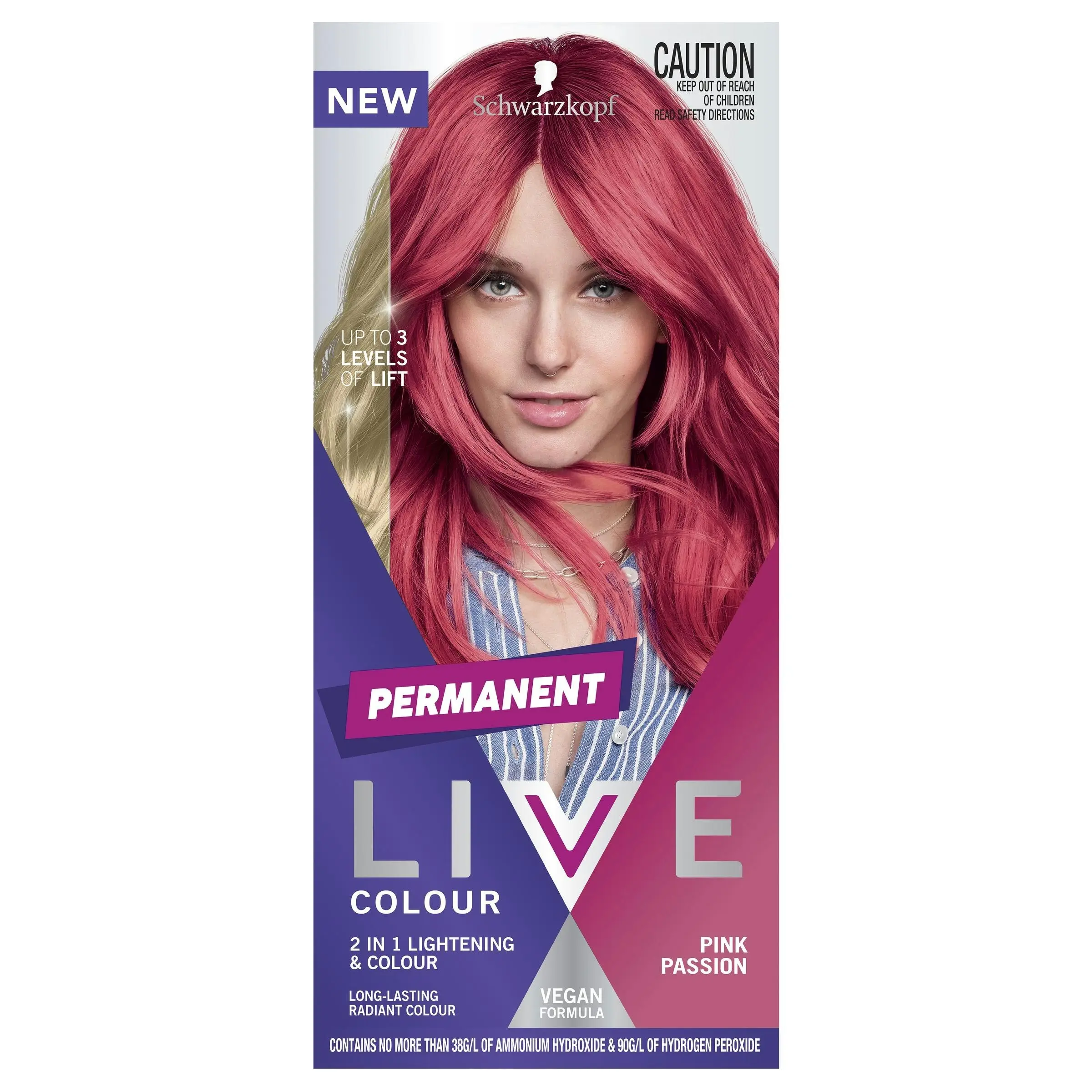 Schwarzkopf Live Colour Permanent Pink Passion