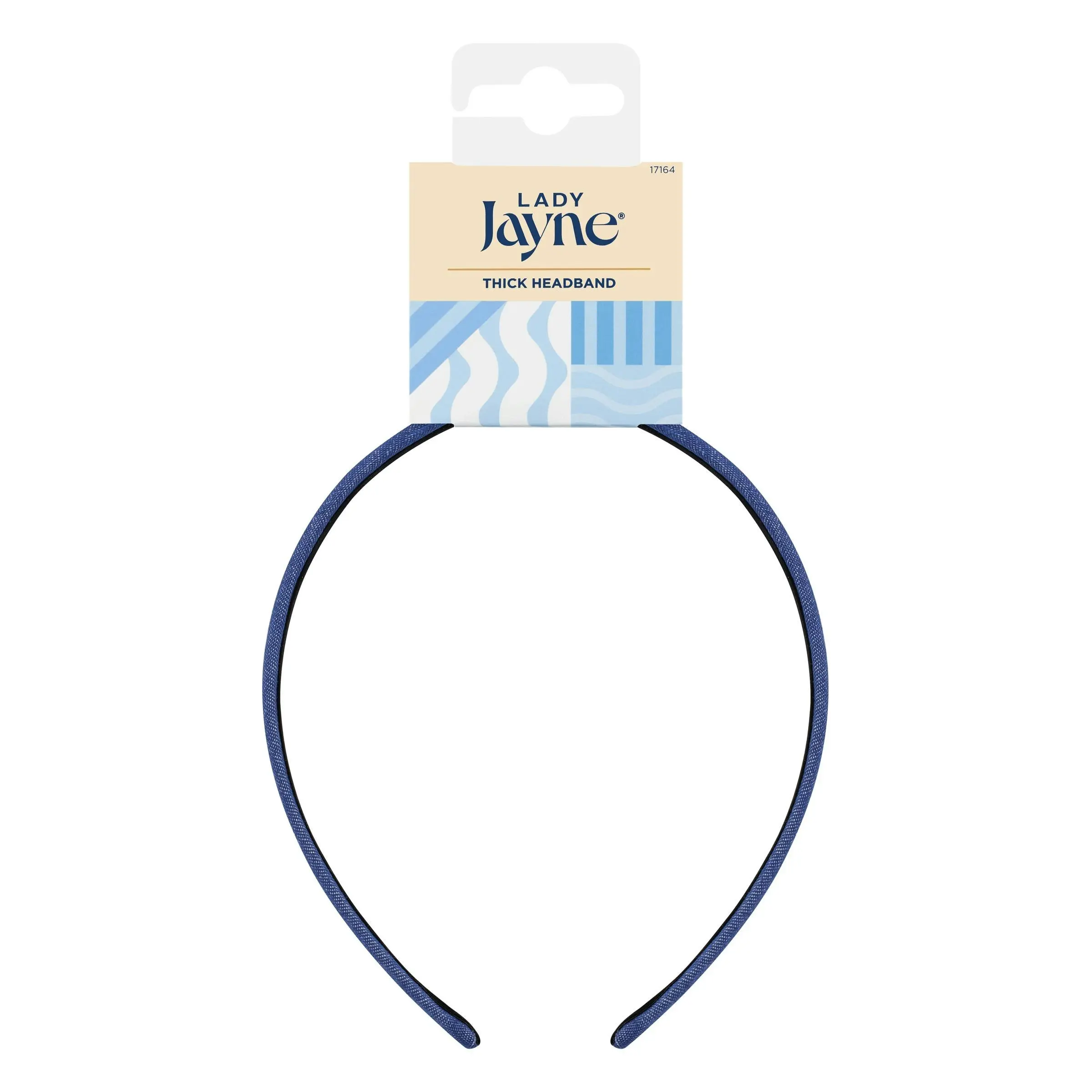 Lady Jayne Thick Satin Headband 1 Pack