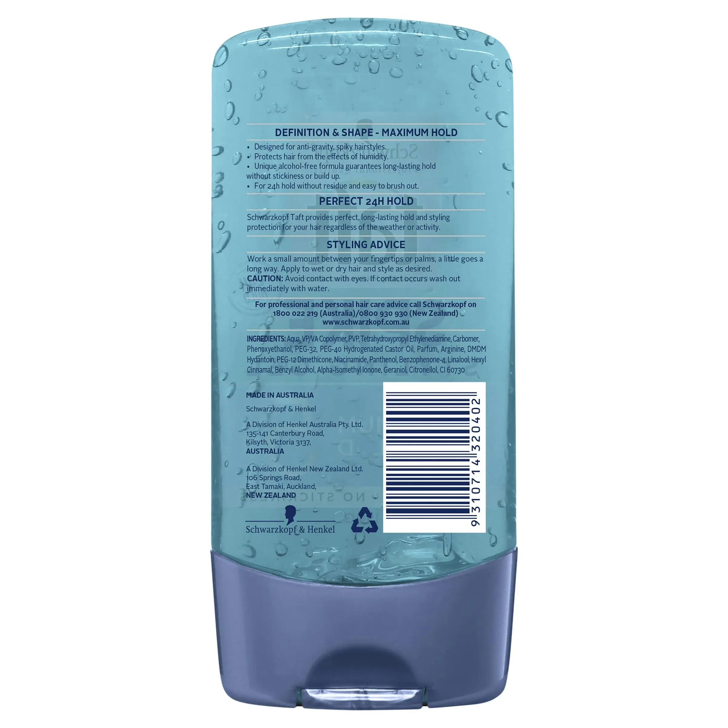 Schwarzkopf Taft Spike Styling Gel 150g