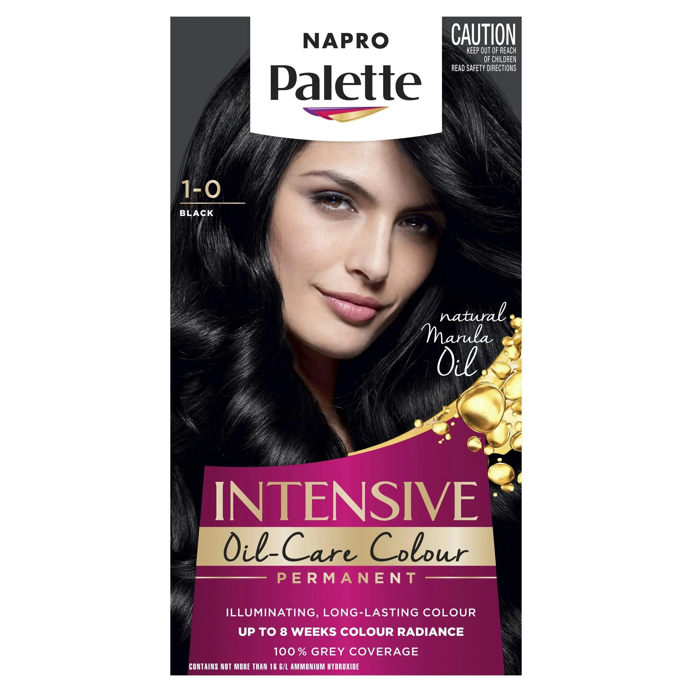 Napro Palette Permanent Hair Colour 1-0 Black