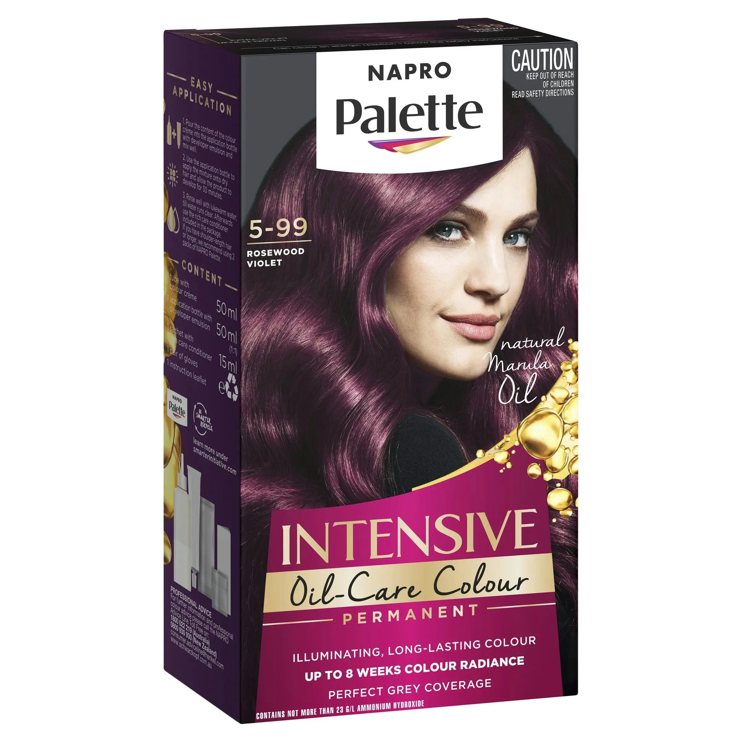 Napro Palette Permanent Hair Colour 5-99 Rosewood Violet