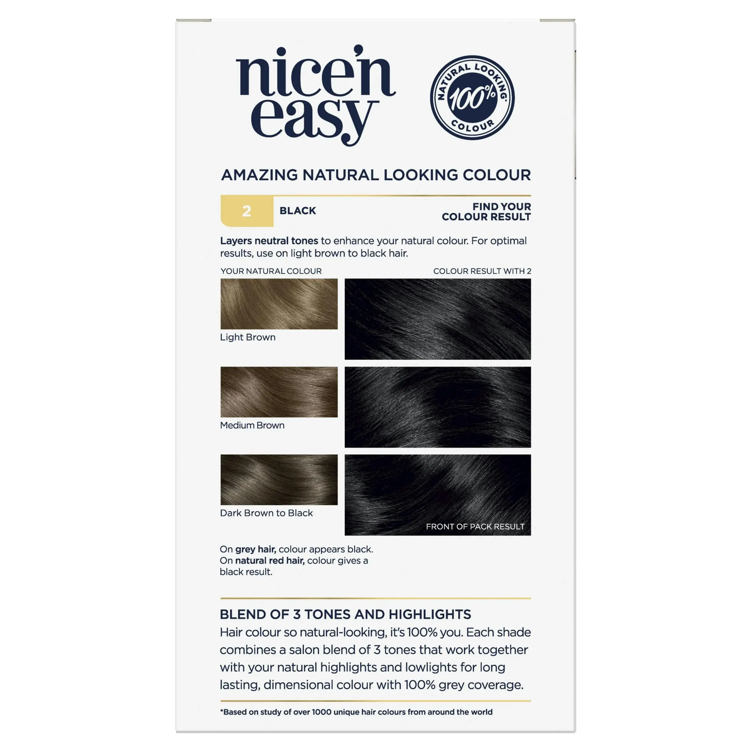 Clairol Nice 'N Easy 2 Natural Black