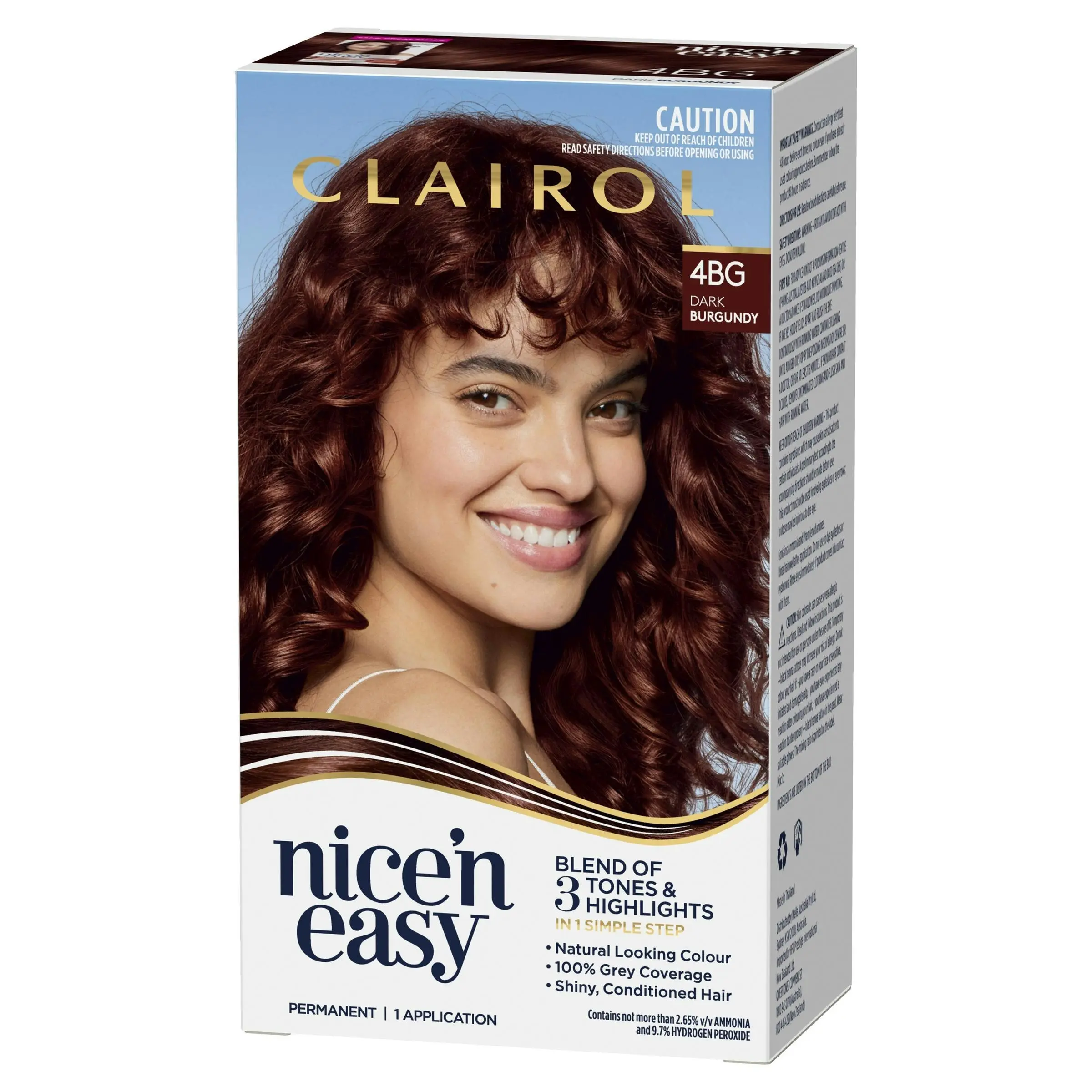 Clairol Nice 'N Easy 4BG Dark Burgundy