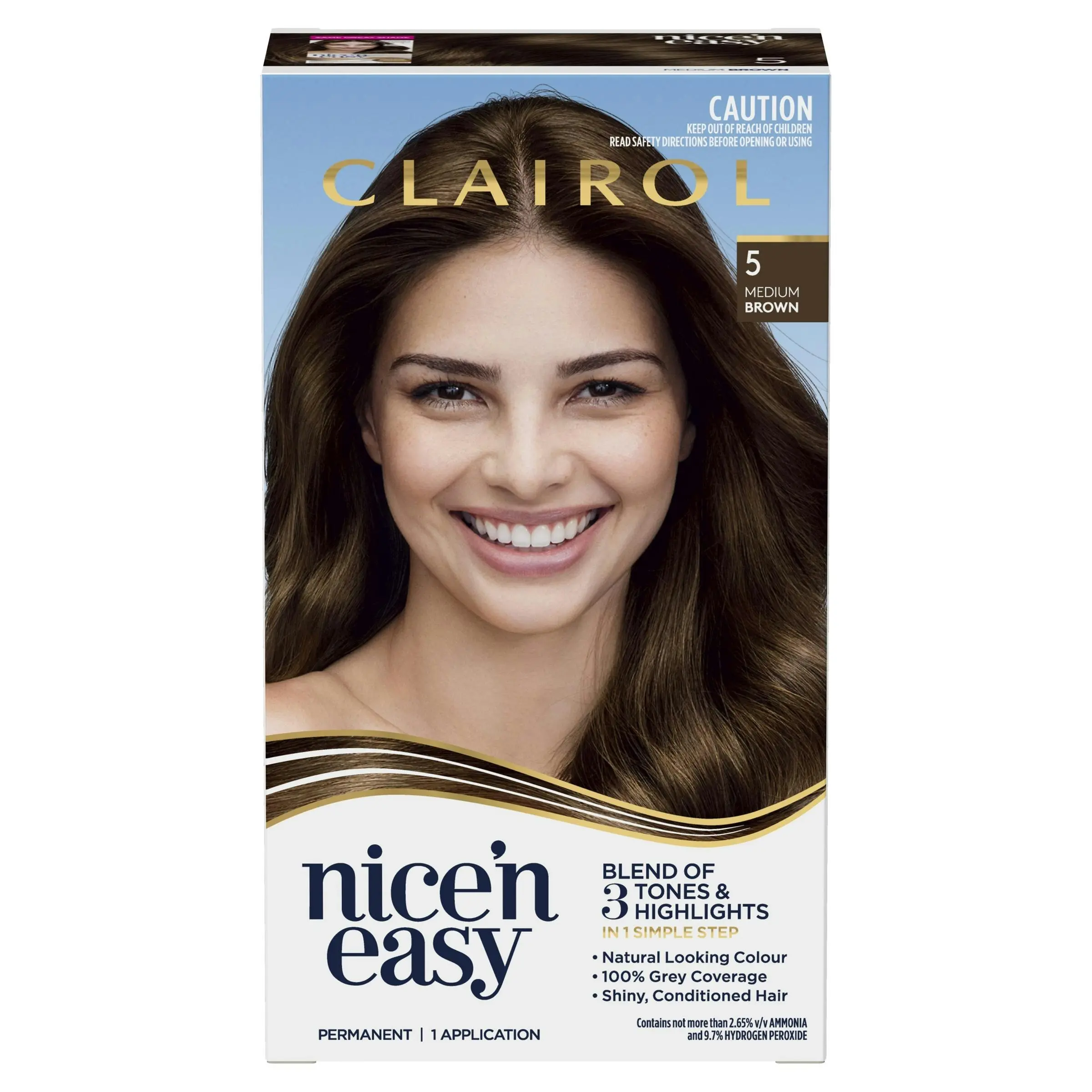 Clairol Nice 'N Easy 5 Natural Medium Brown