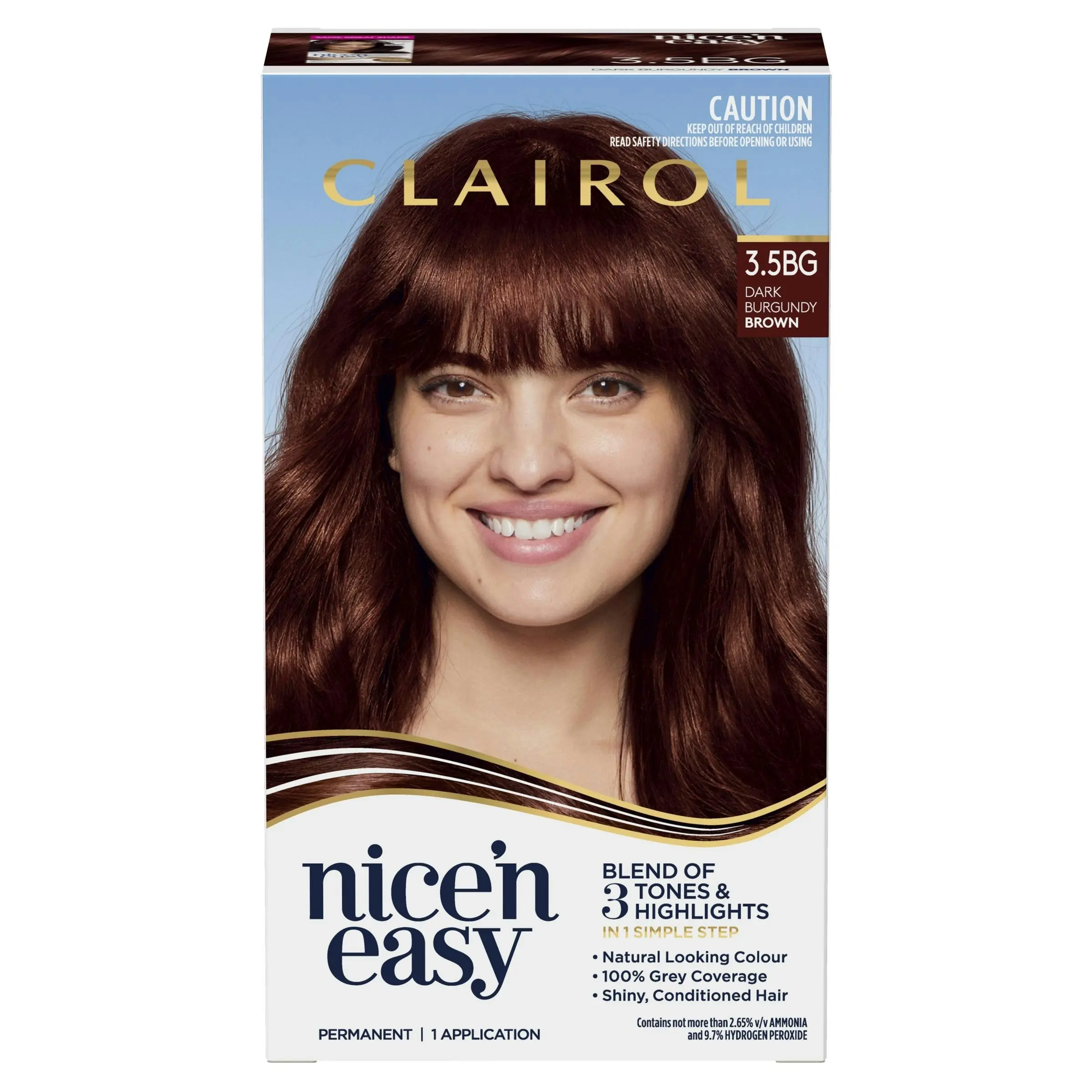 Clairol Nice 'N Easy 3.5BG Dark Burgundy