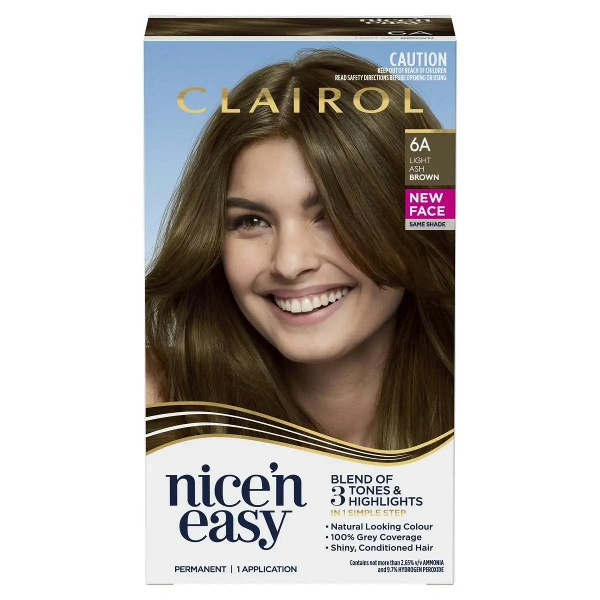 Clairol Nice 'N Easy 6a Natural Light Ash Brown