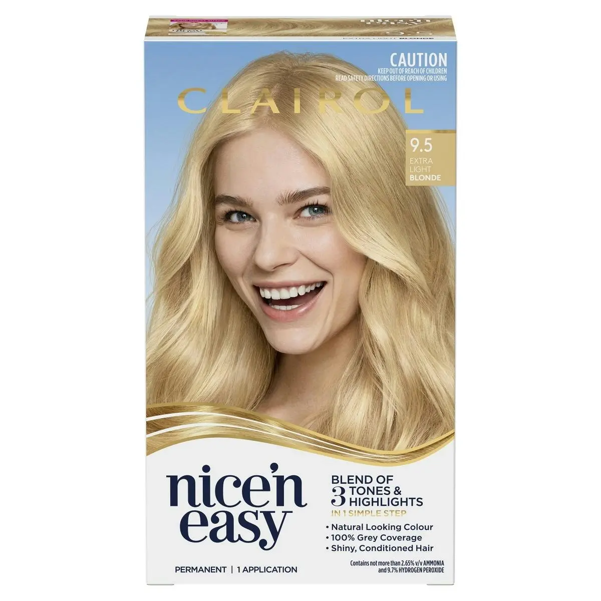 Clairol Nice 'N Easy 9.5 Extra Light Blonde