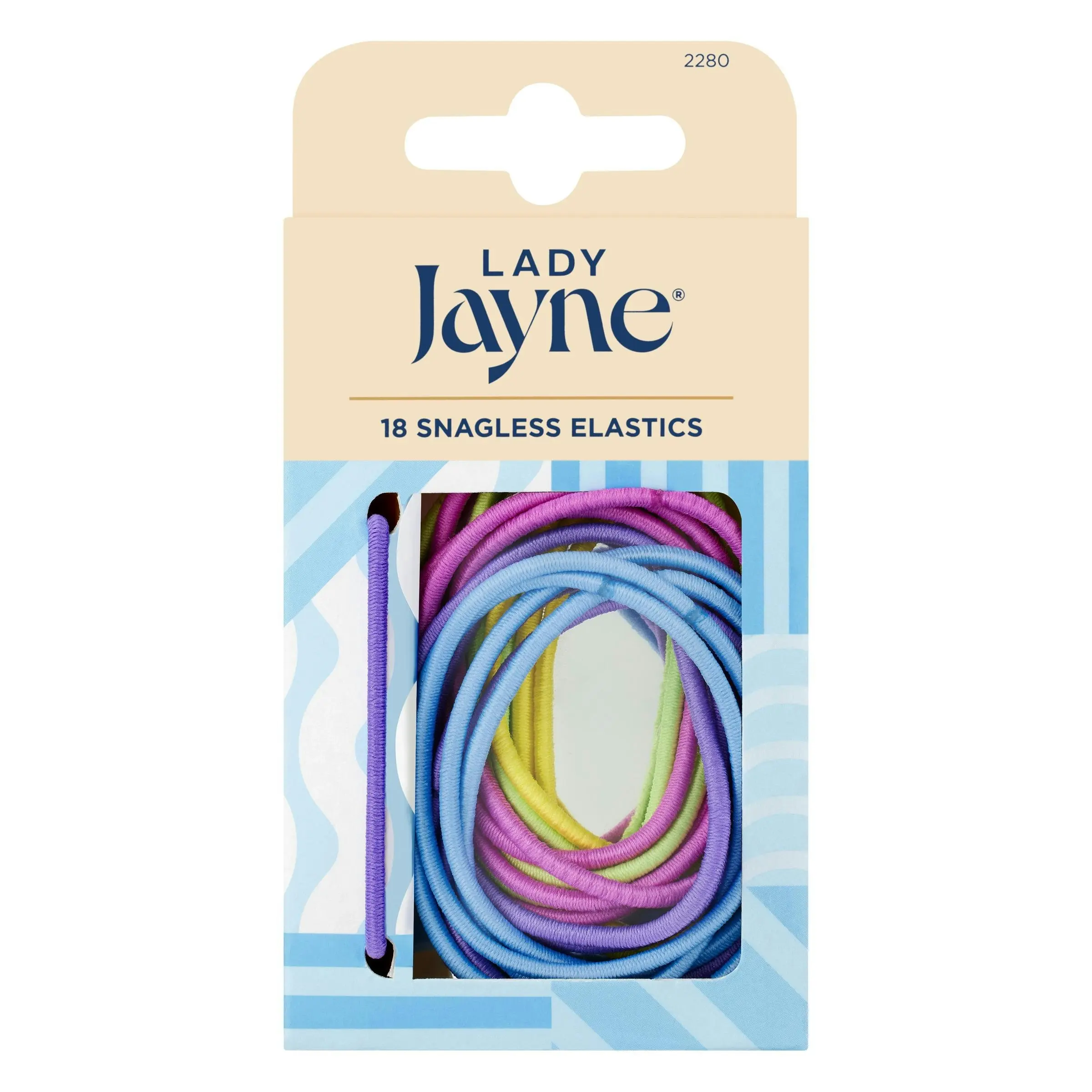 Lady Jayne Snagless Elastics 18 Pack