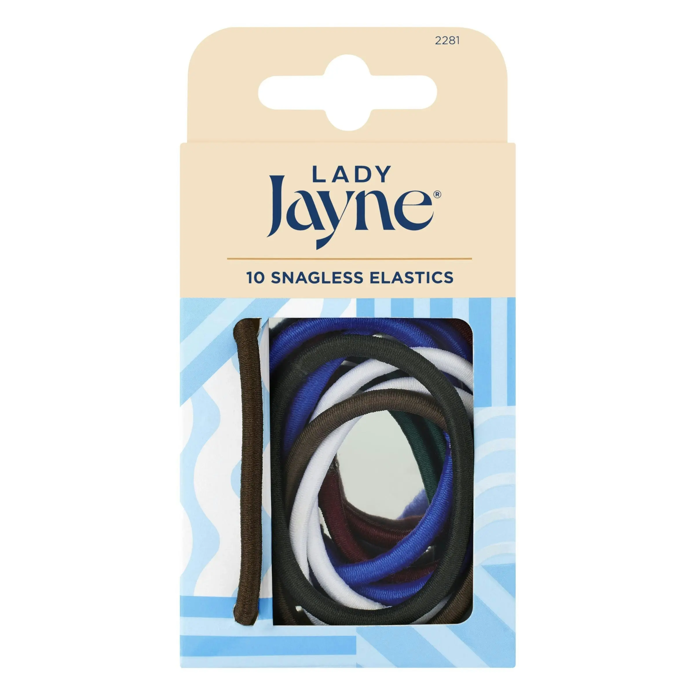 Lady Jayne Snagless Thick Elastics 10 Pack