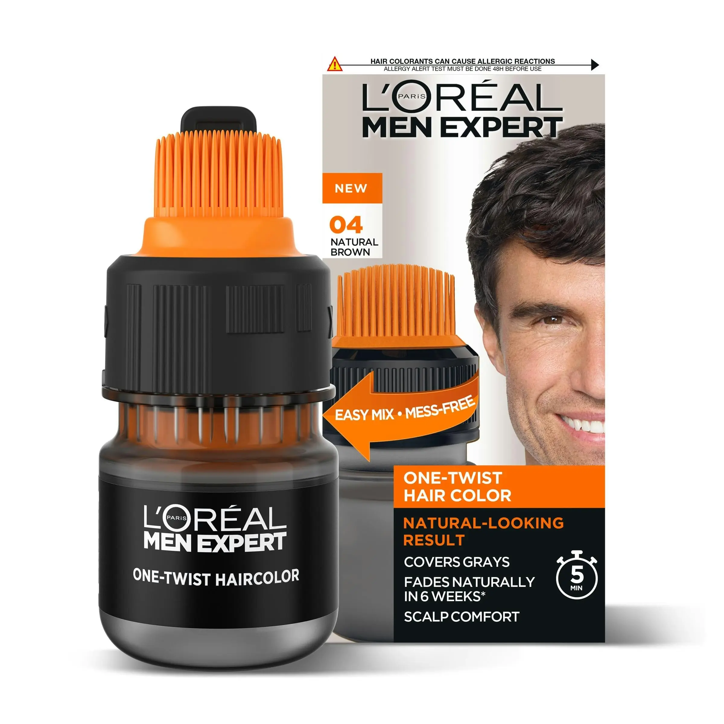 L'Oreal Men Expert Semi Permanent Hair Colour 04 Natural Brown