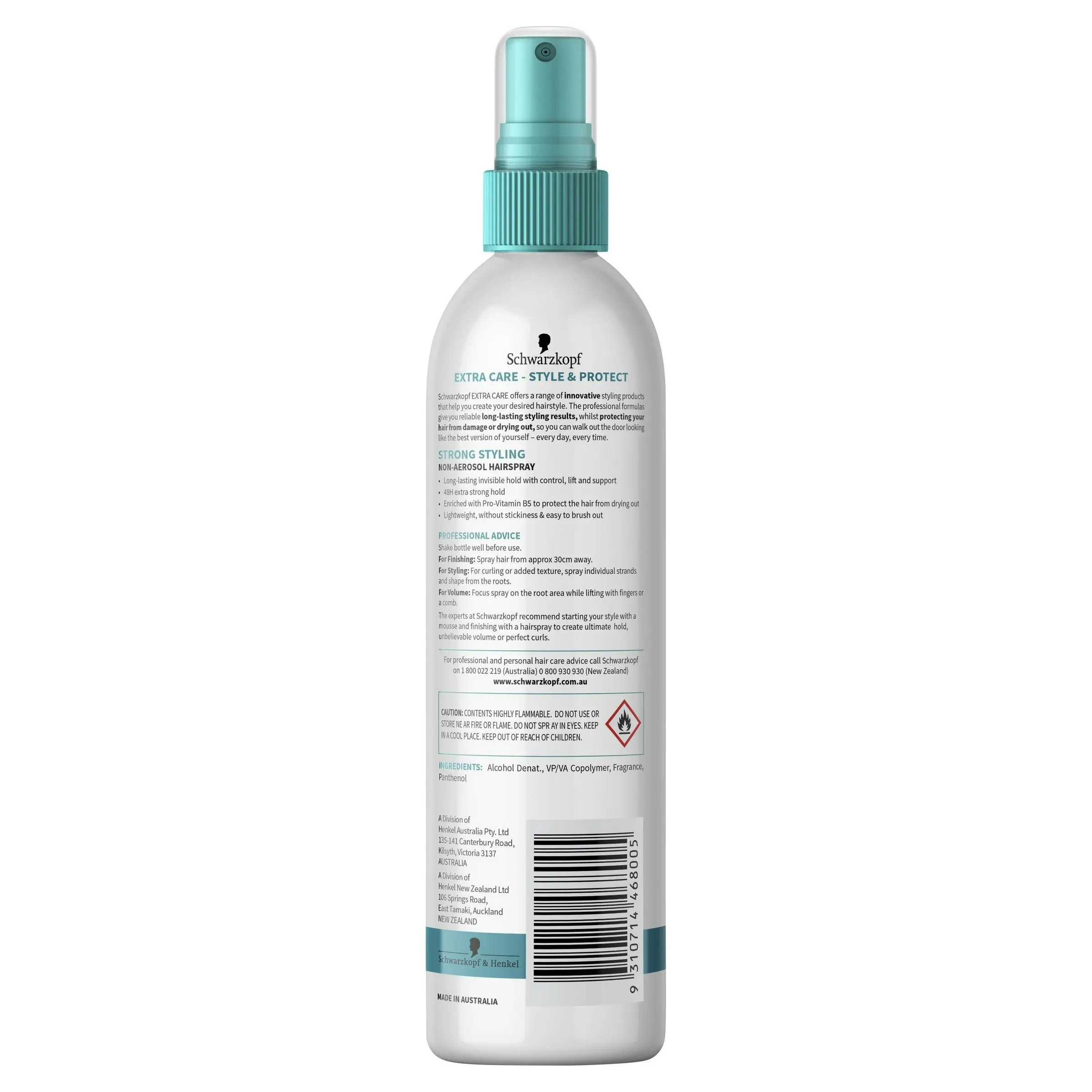 Schwarzkopf Extra Care Non-Aerosol Hairspray Strong 200mL