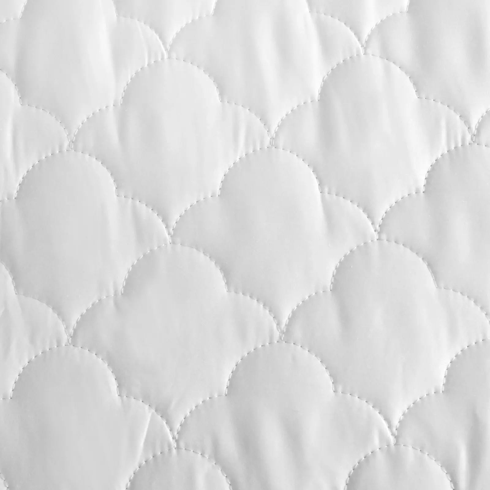 Natural Home Organic Cotton Quilted Mattress Protector White Single Bed