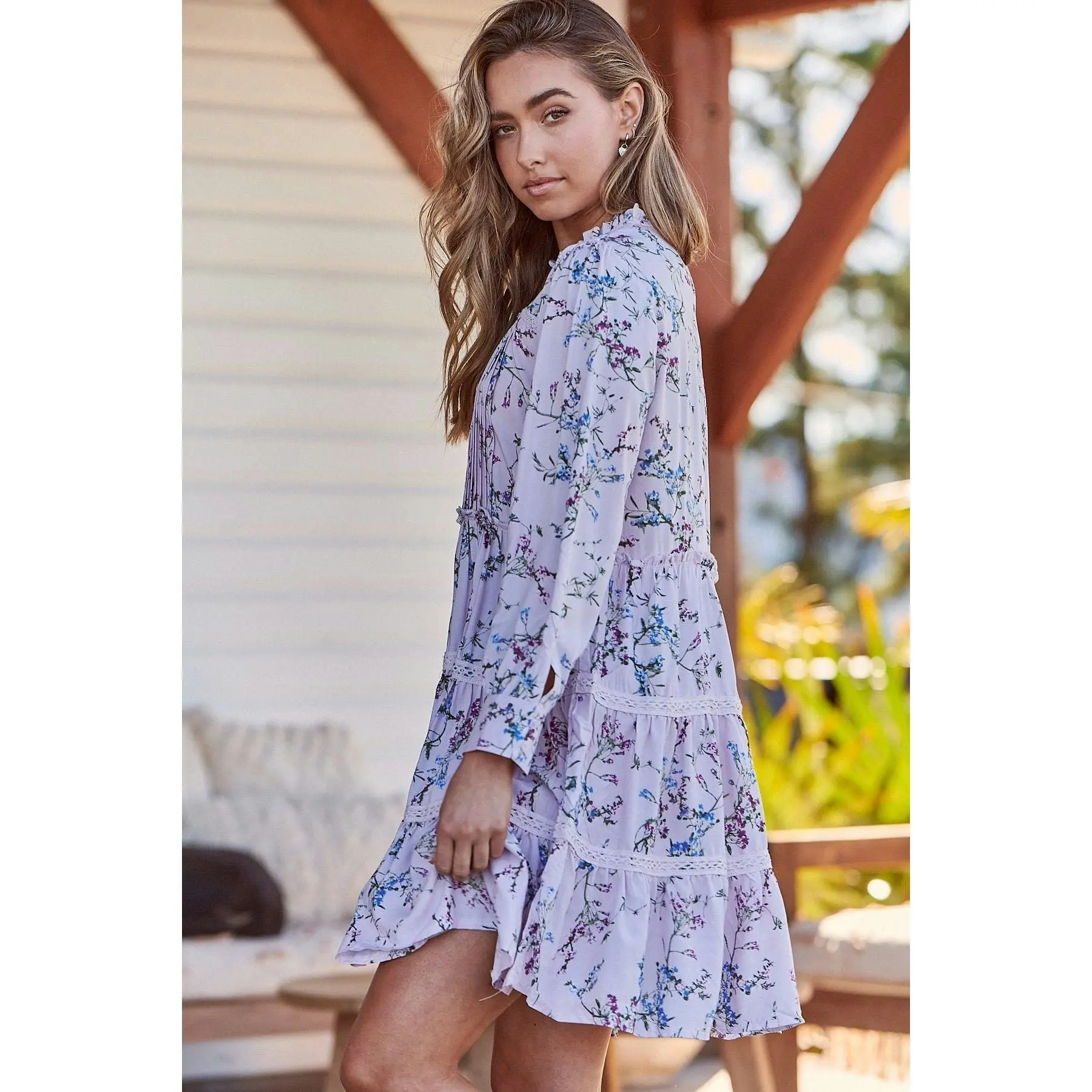 Jaase Mandy Print Fernanda Mini Dress