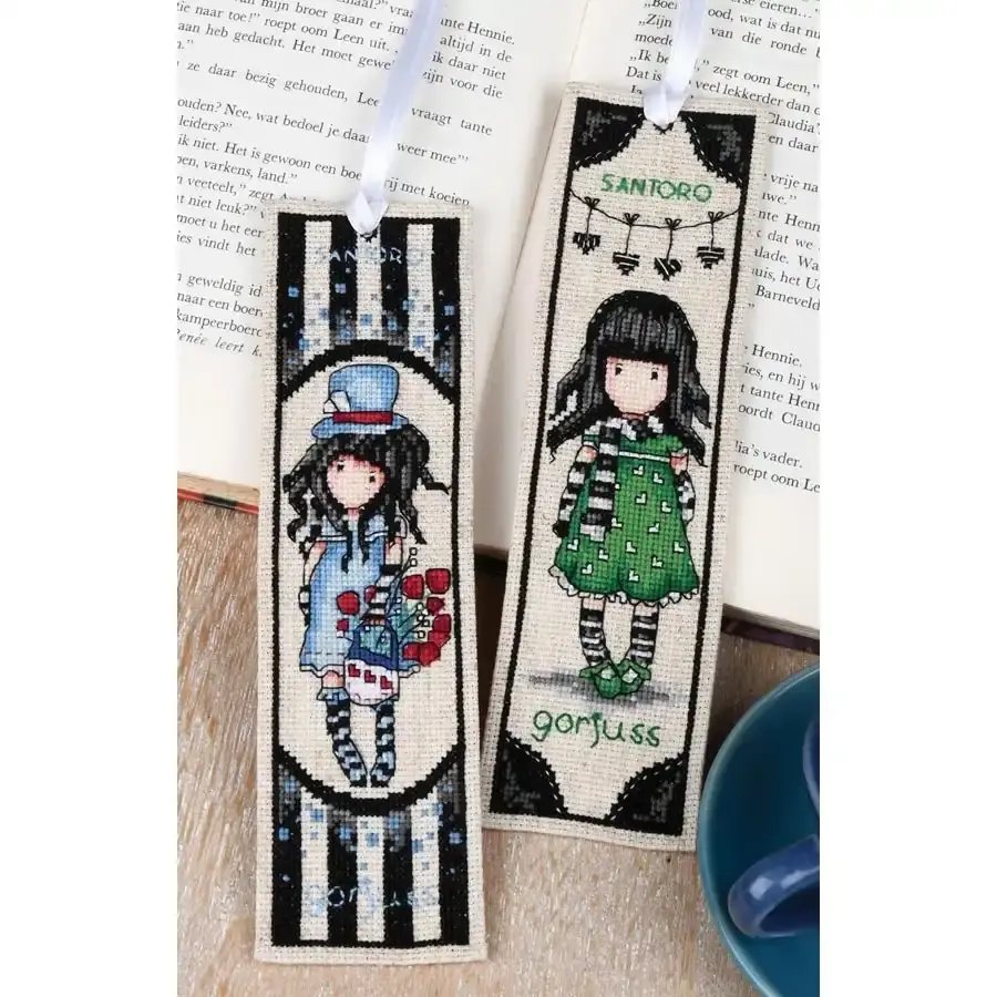 Gorjuss Bookmarks Cross Stitch- Needlework