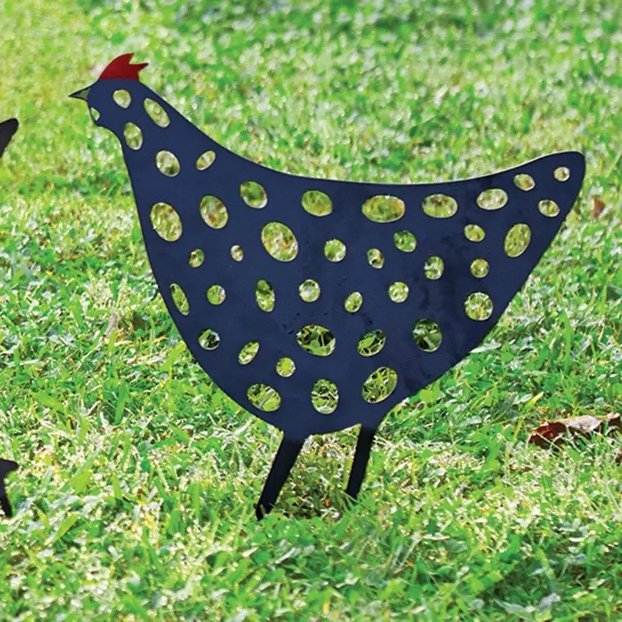 Garden Chicken Silhouettes