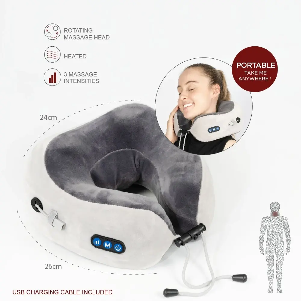 Travel Shiatsu Neck Pillow Massager